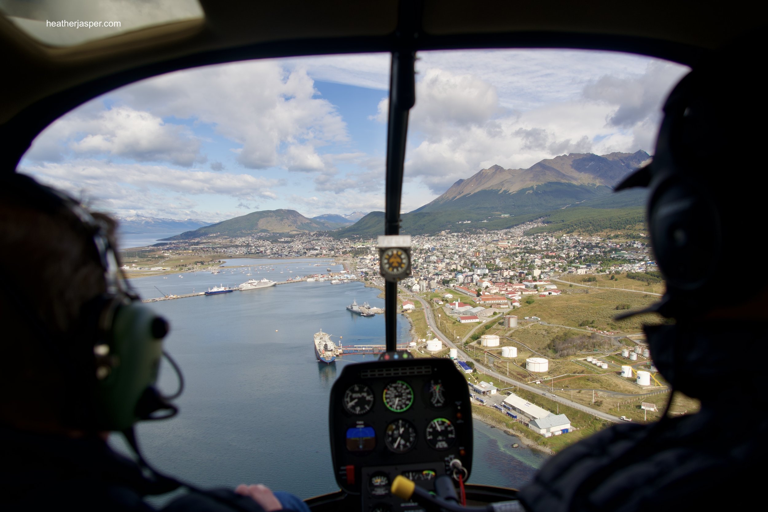 Helicopter ride over Ushuaia Argentina (Copy)