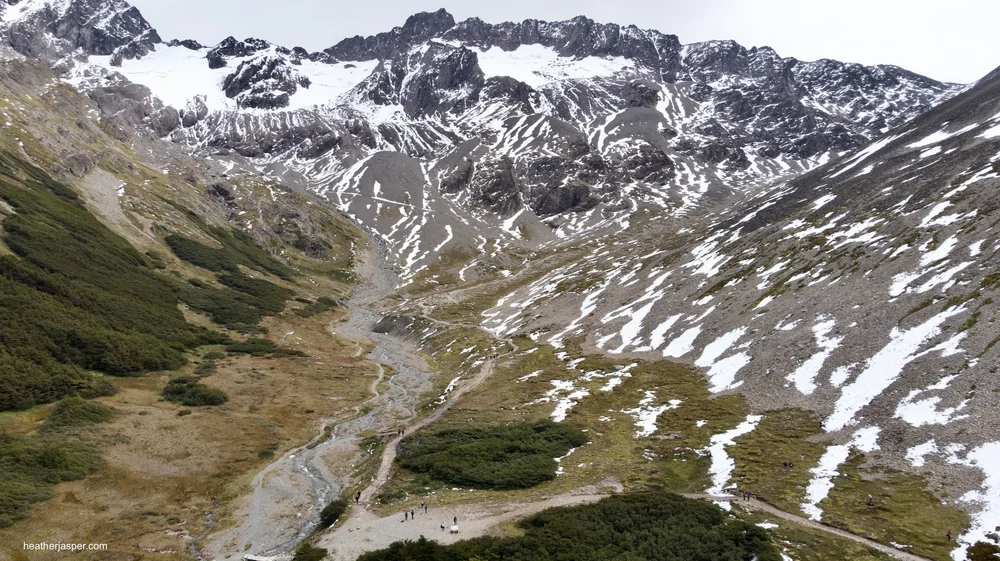 The higher up you go, the fewer signs you'll see marking the trail.