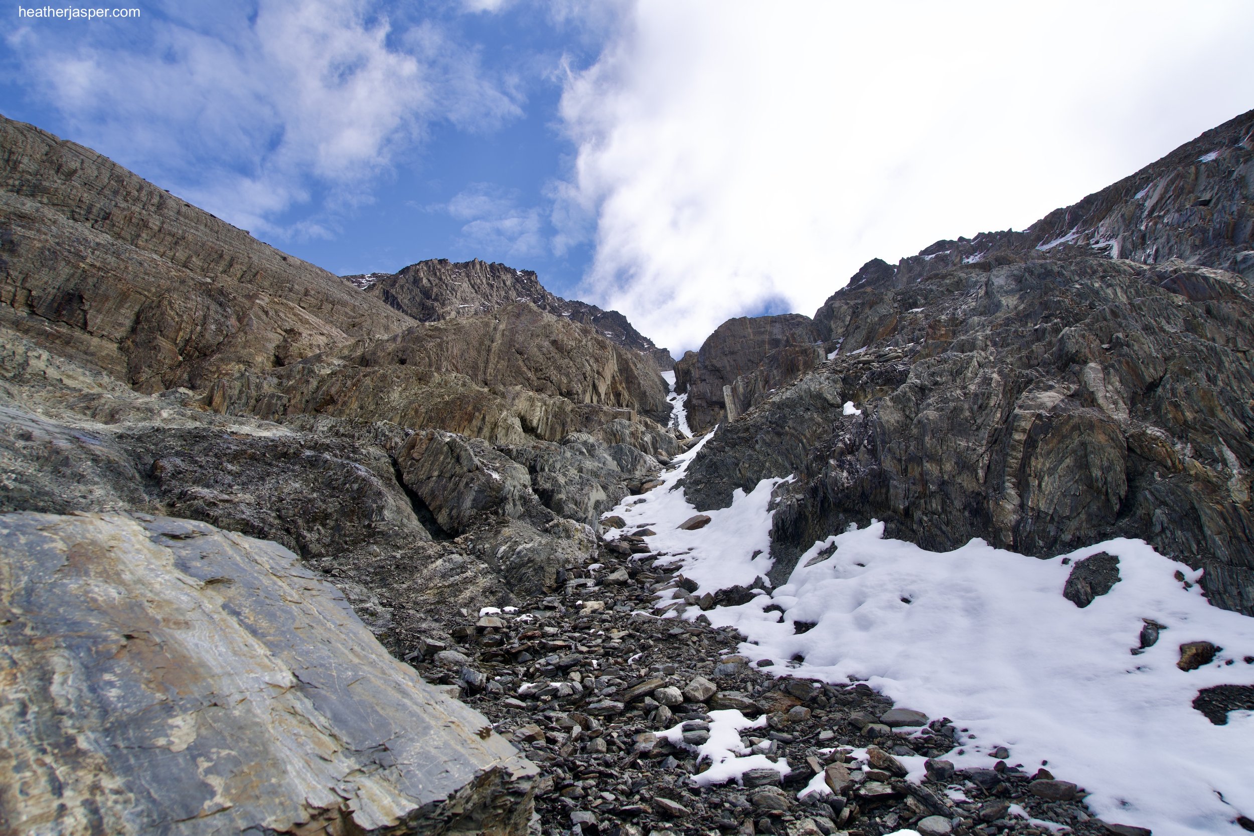 The trail dead ends at this cliff, which you could climb with the proper gear. (Copy)