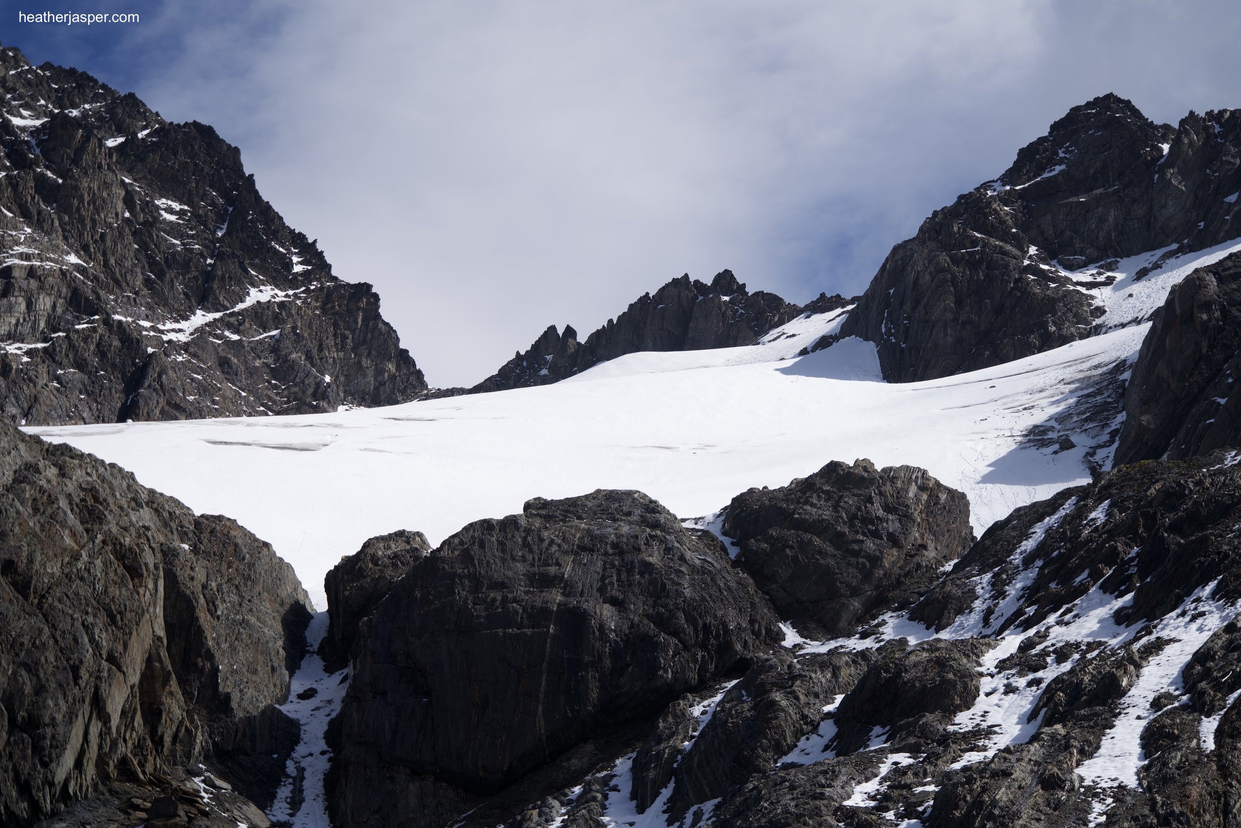 On the hiking trail, you don't actually get up to the glacier. (Copy)