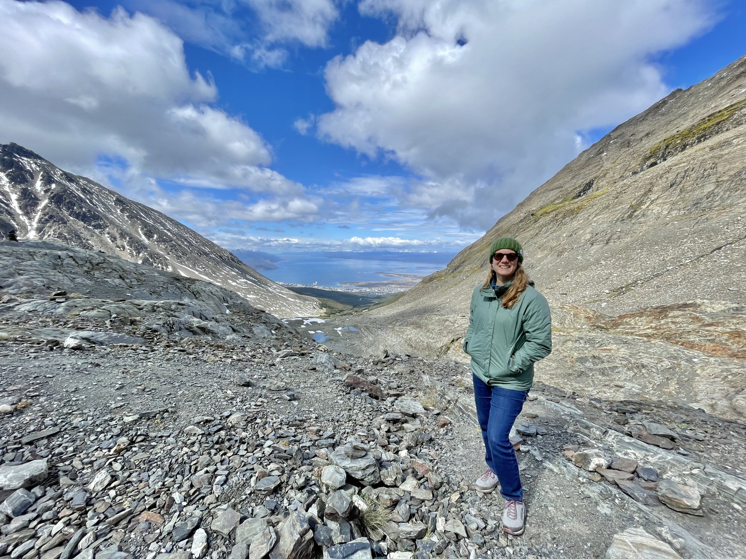 You can see Ushuaia, the Beagle Channel and Chile far below. (Copy)