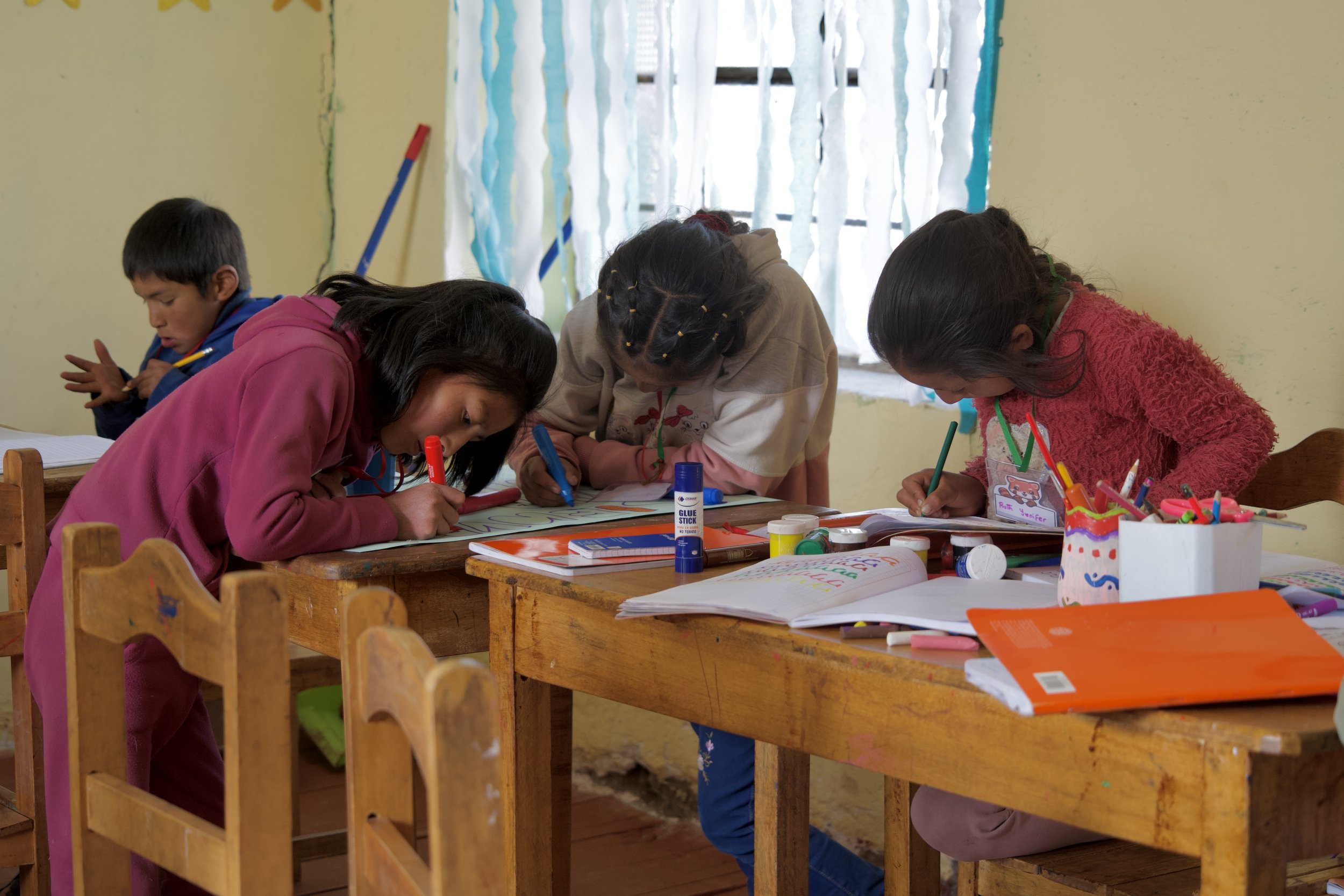 I visited the Andean Children's Learning Center in Umasbamba.