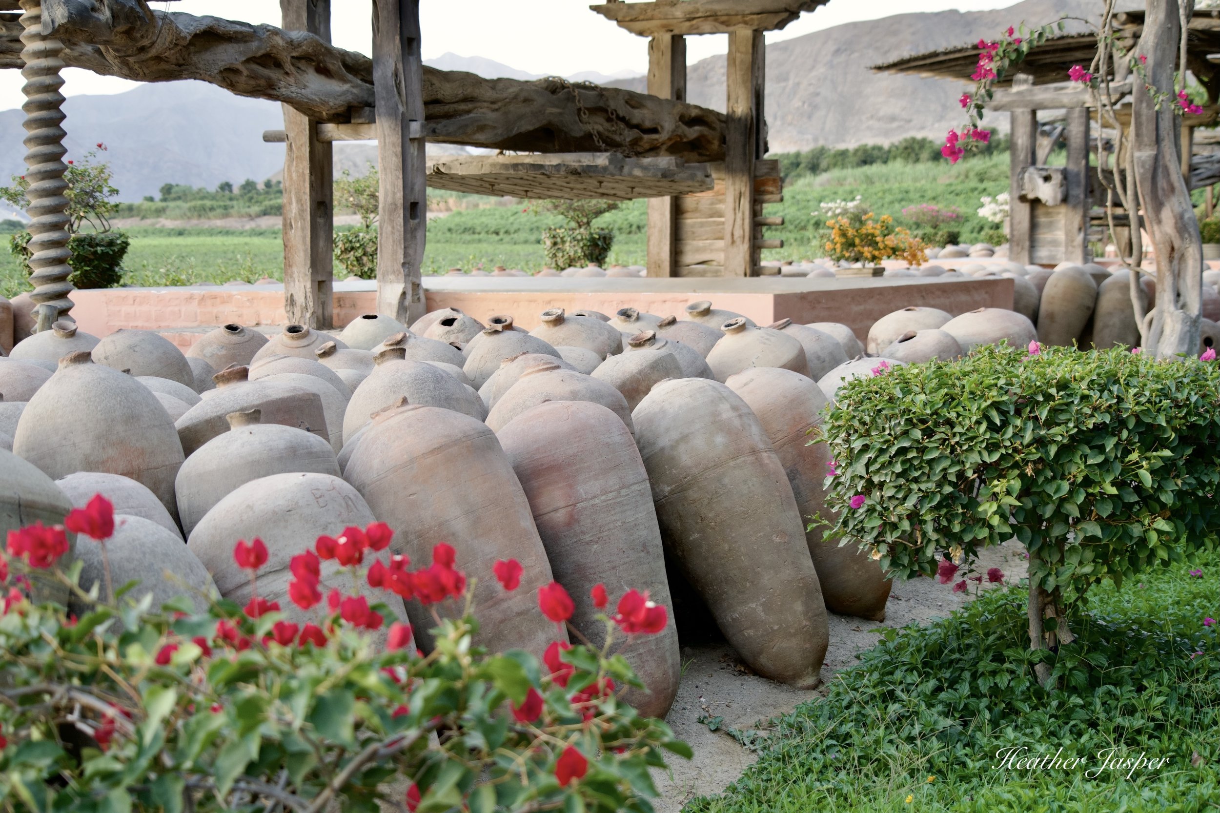 historic wine press and ceramic aging vessels.jpeg