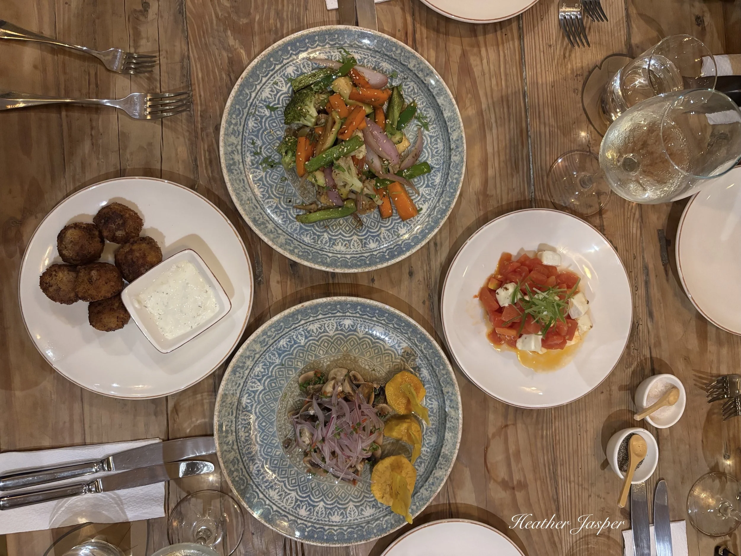 Dinner at Inkaterra Cabo Blanco.