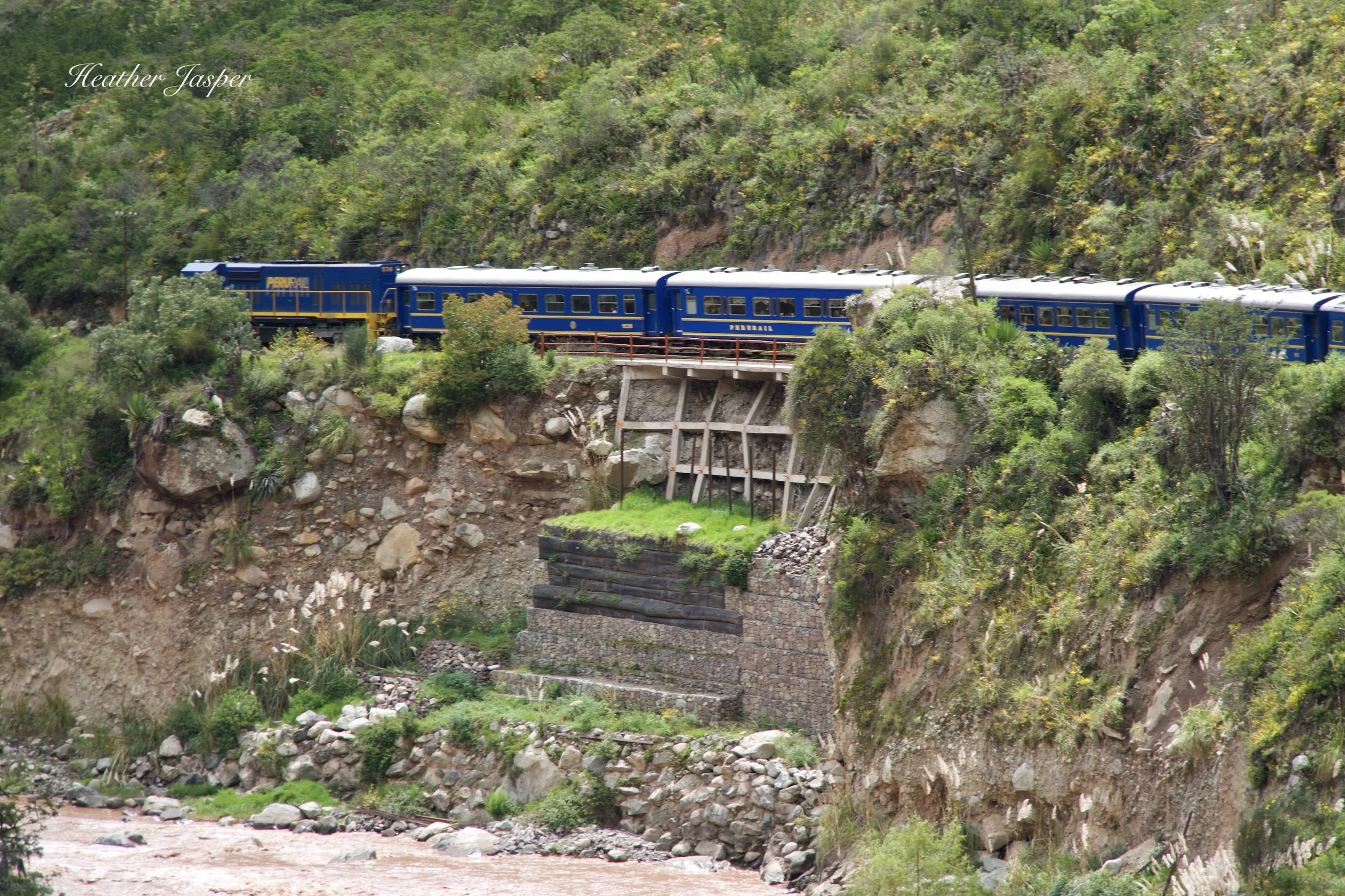the train to Machu Picchu Peru