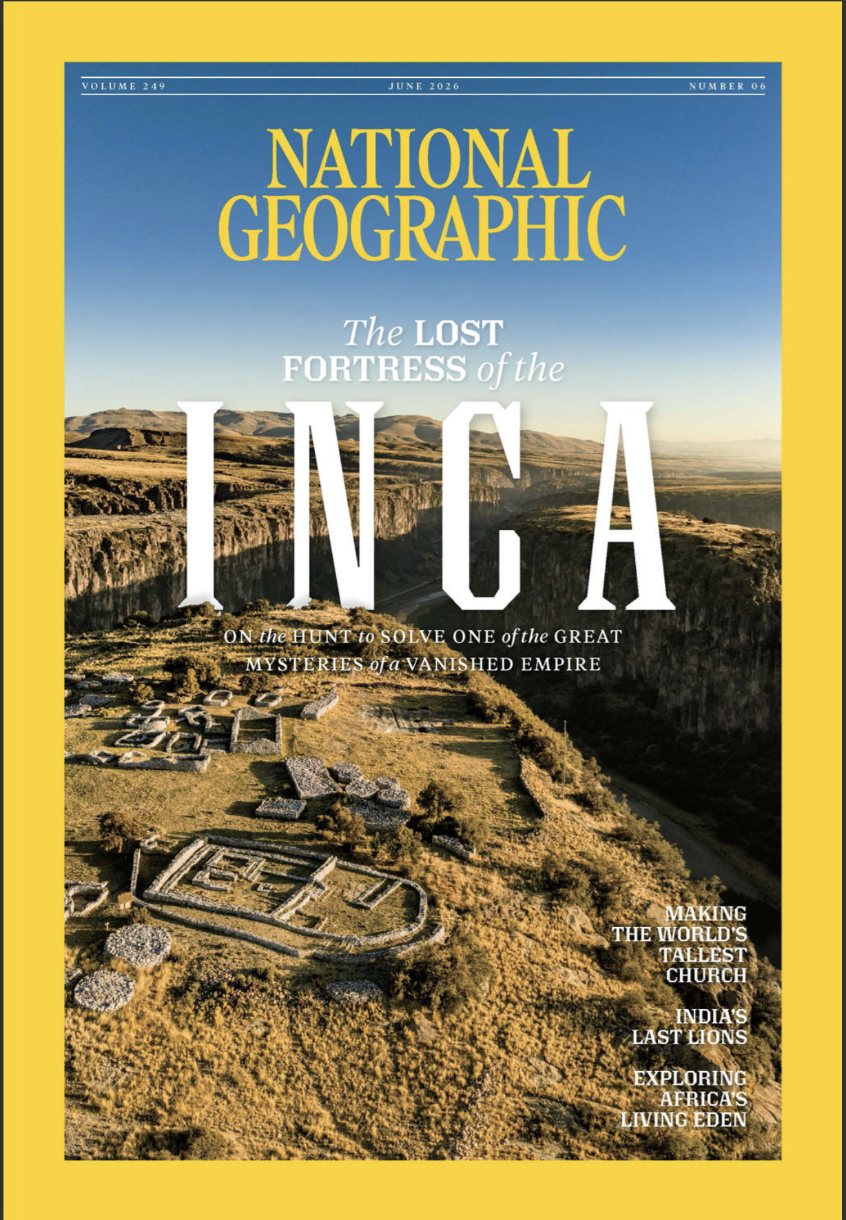 National Geographic June 2026 Taqrachullo Peru