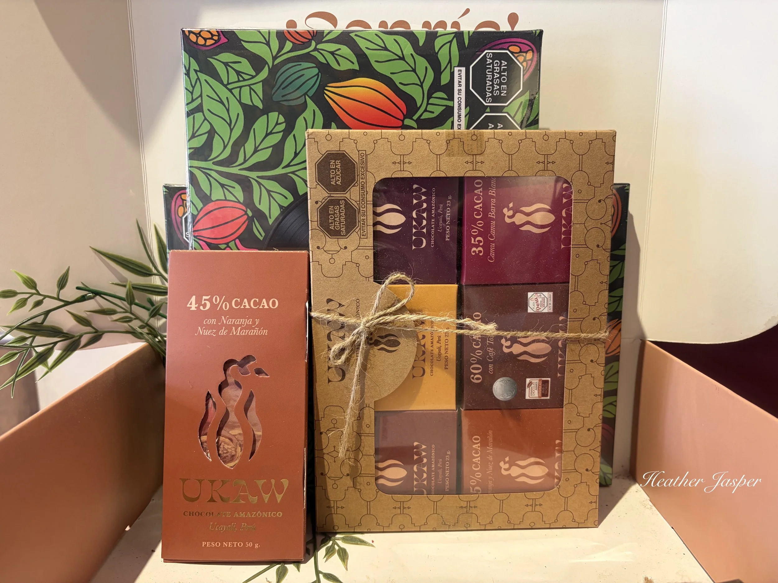 UKAW chocolates in Pucallpa and Lima Peru