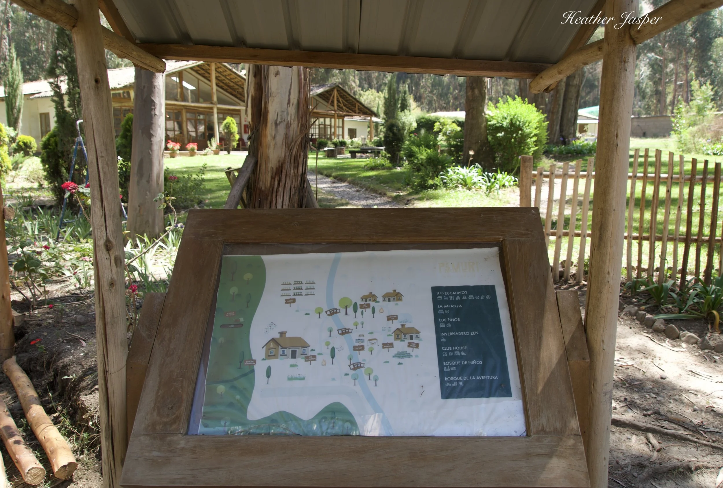 map of Pamuri Andes Lodge Huancavelica Peru