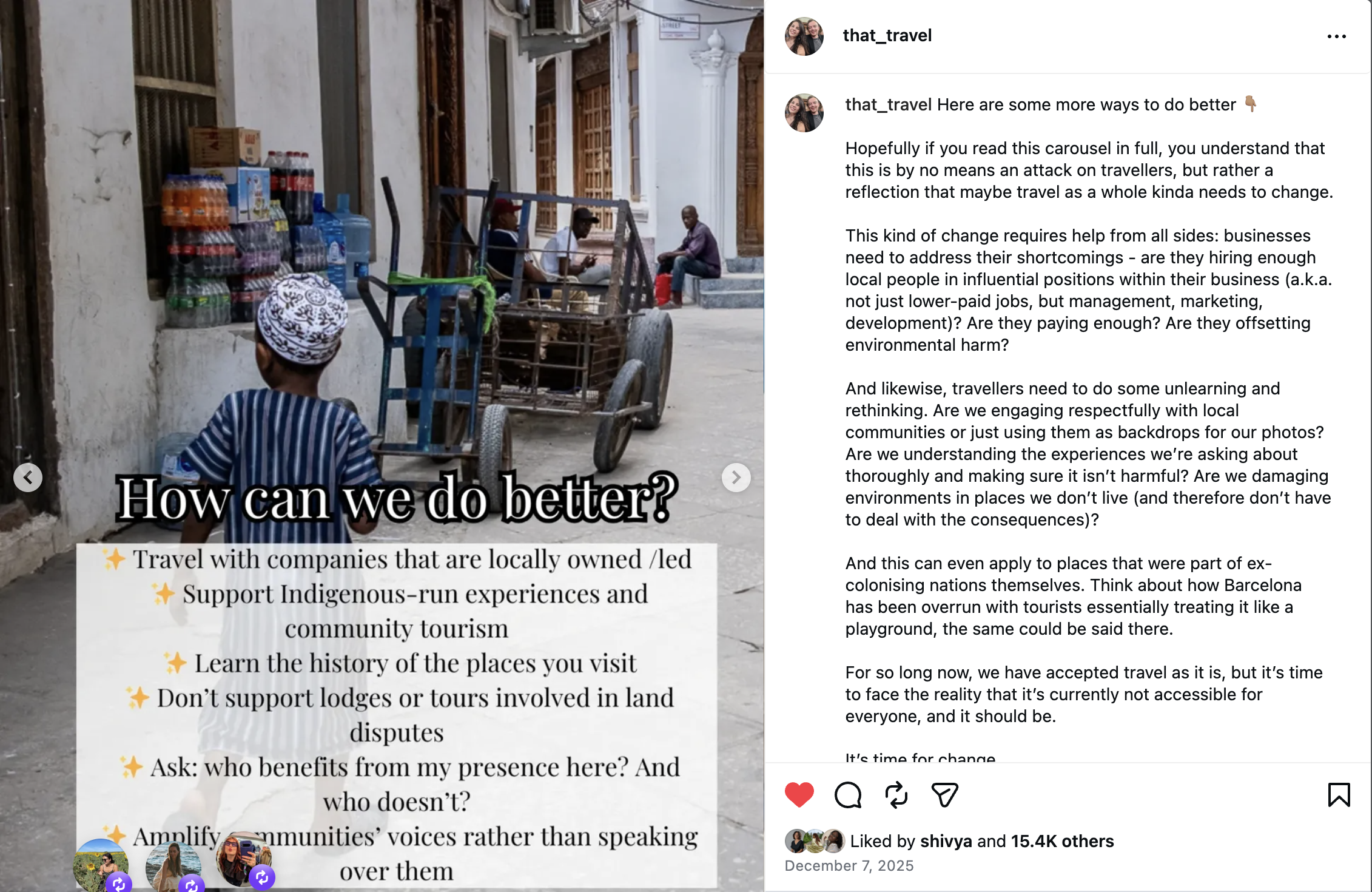 How can we make tourism better?