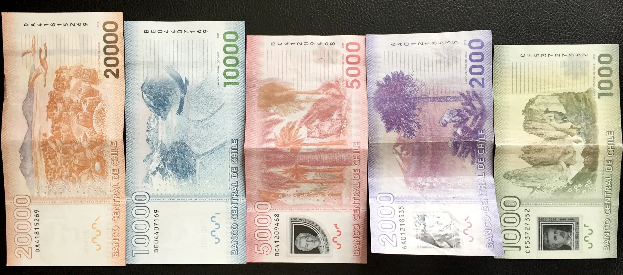 Chilean pesos money