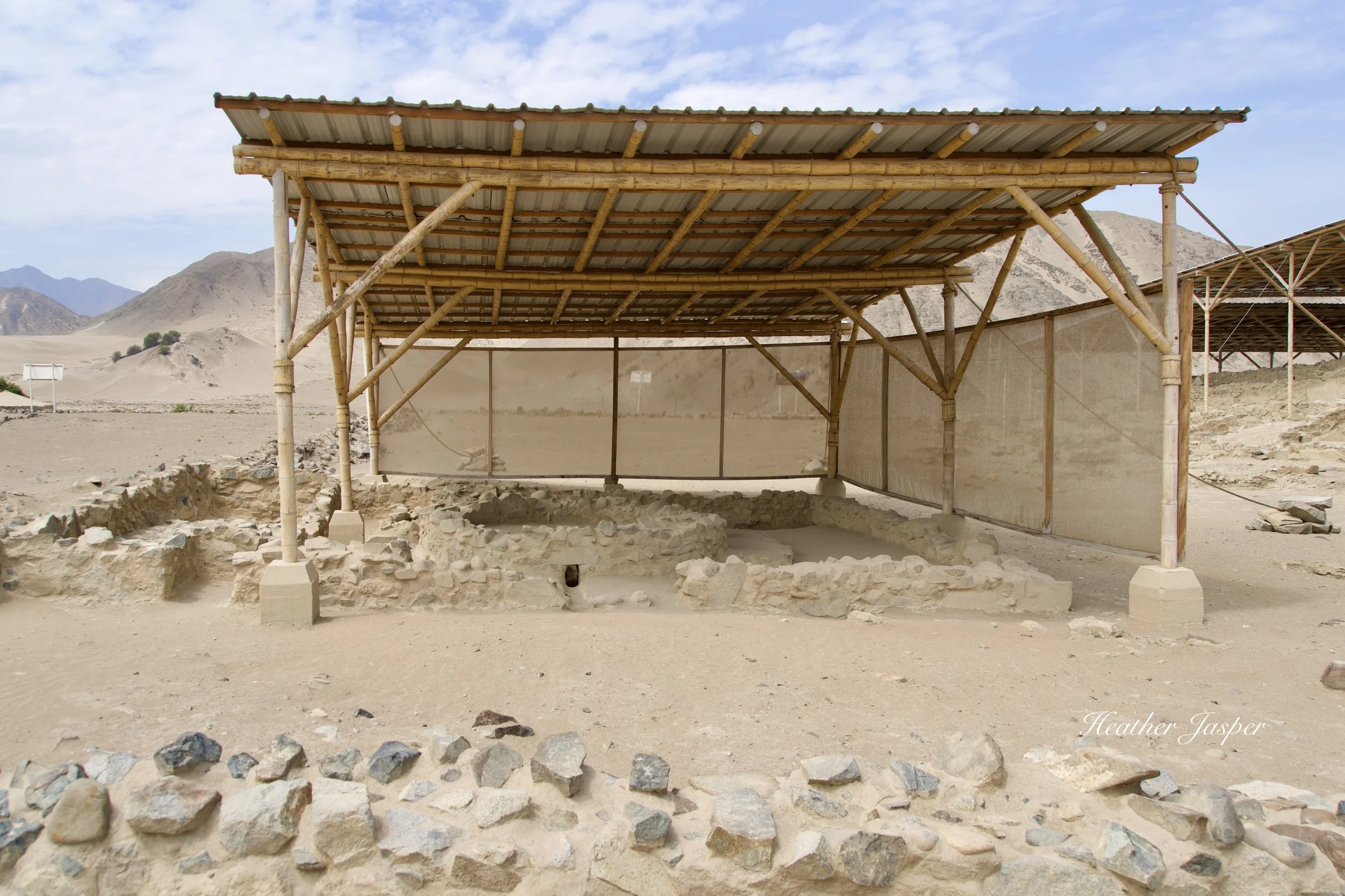 fogon con efecto Venturi en Caral Peru