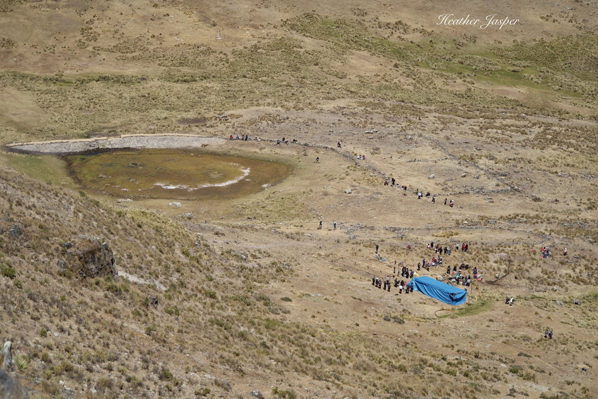 represa Shuklloc Cajamarquilla Ancash Peru