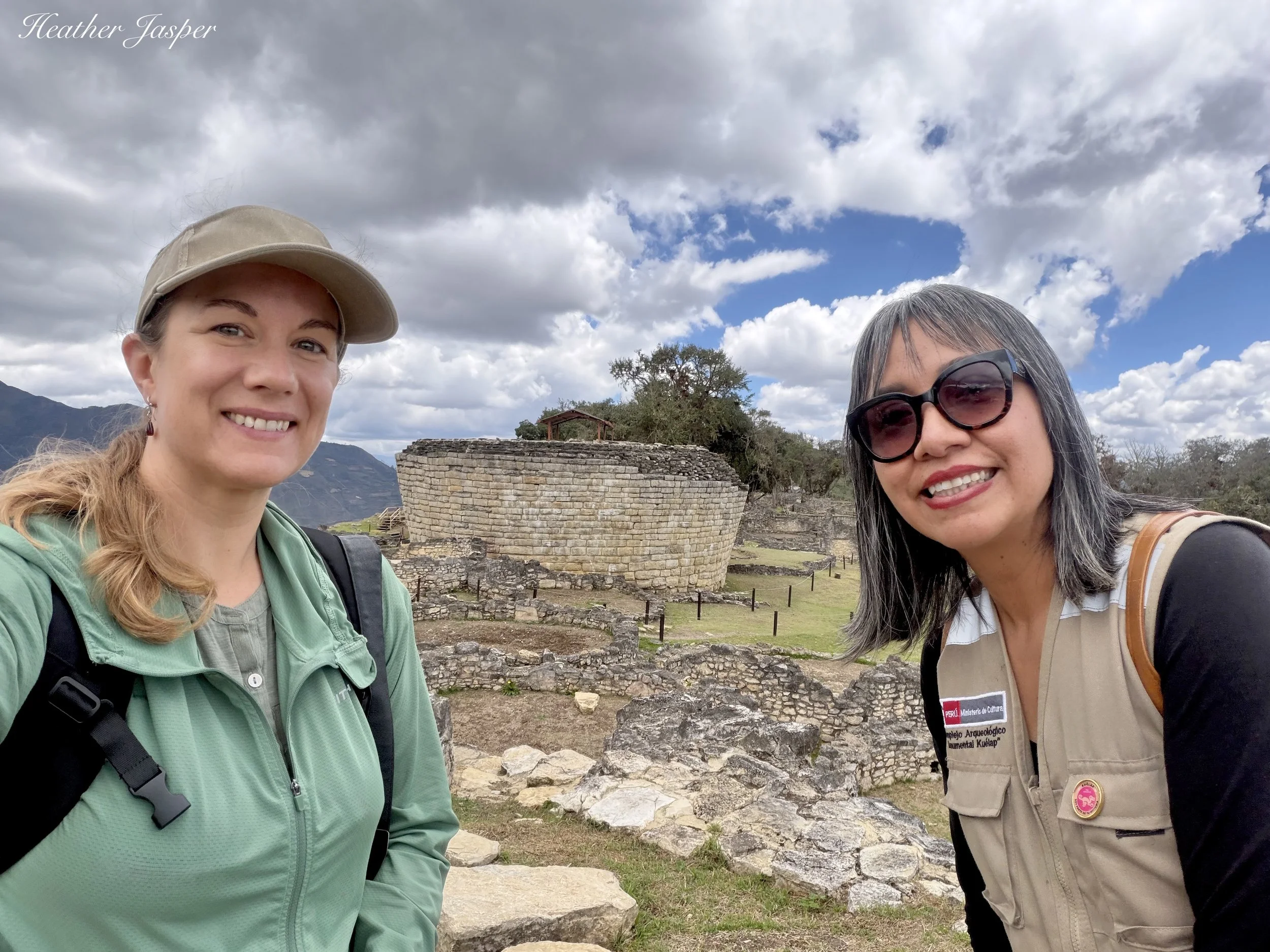Rocío Sánchez at Kuélap Chachapoyas Amazonas Peru