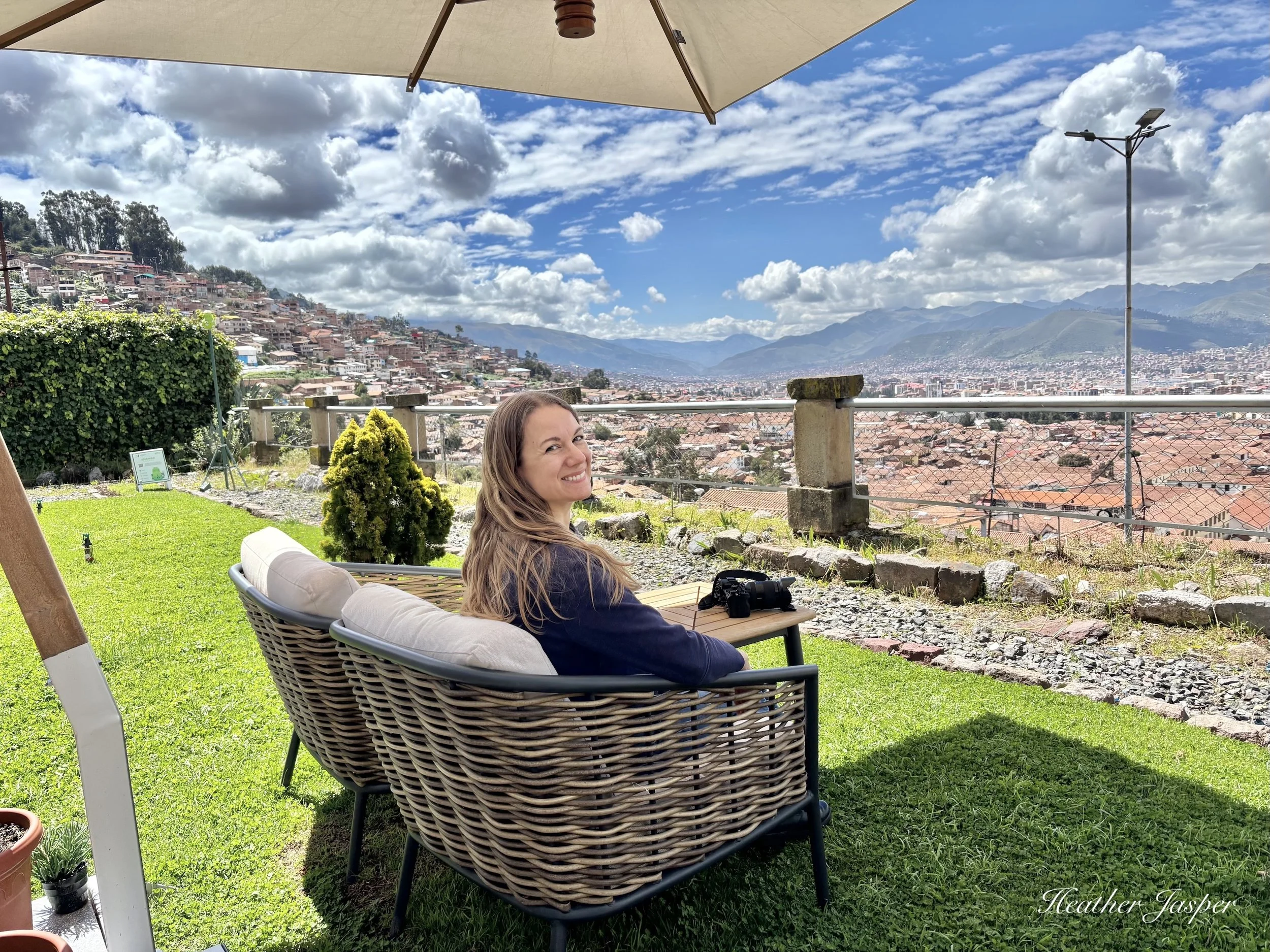 view from Palacio Manco Capac Ananay Hotels Cusco Peru