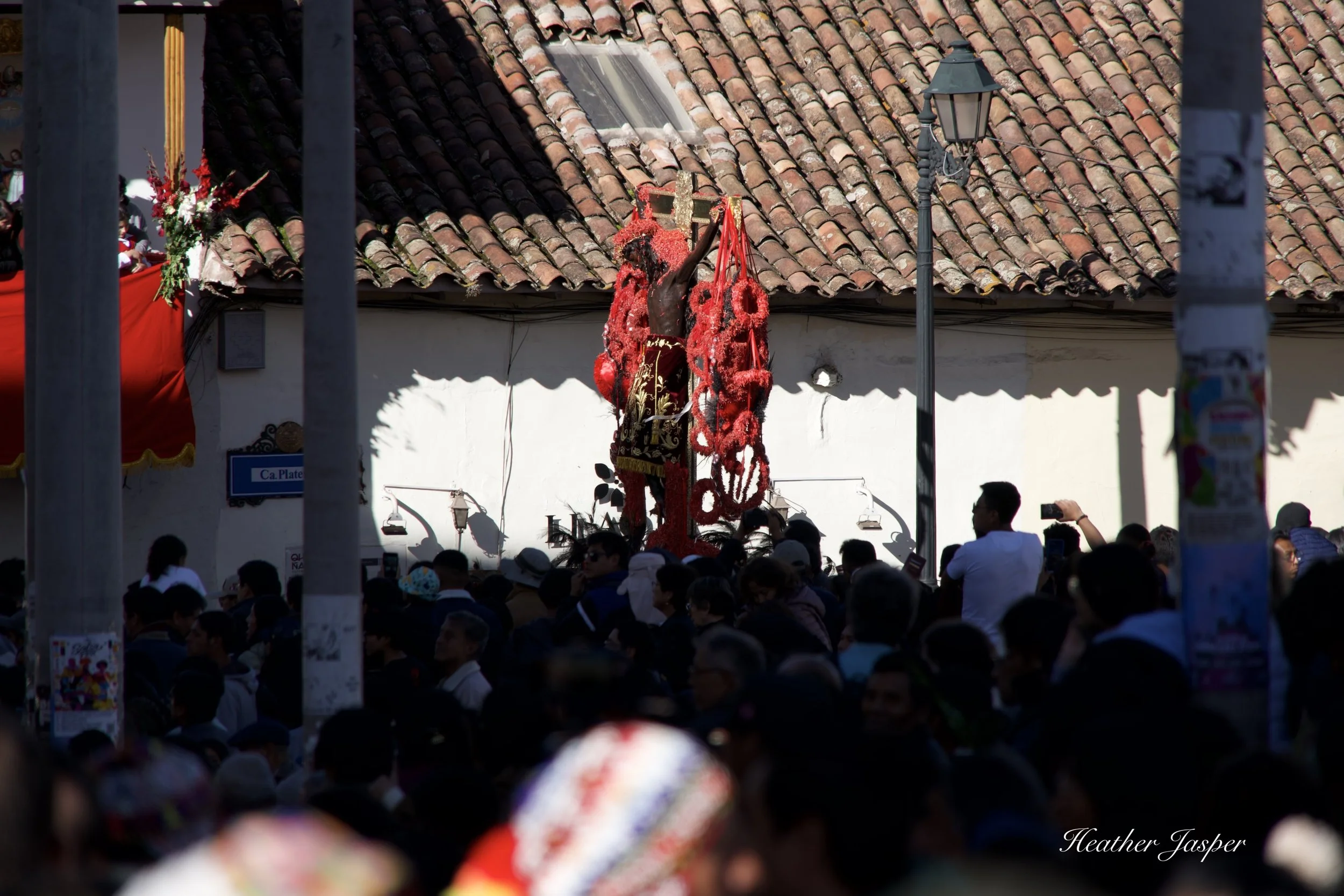 Procession of Taytacha Lord of Earthquakes Cusco Peru