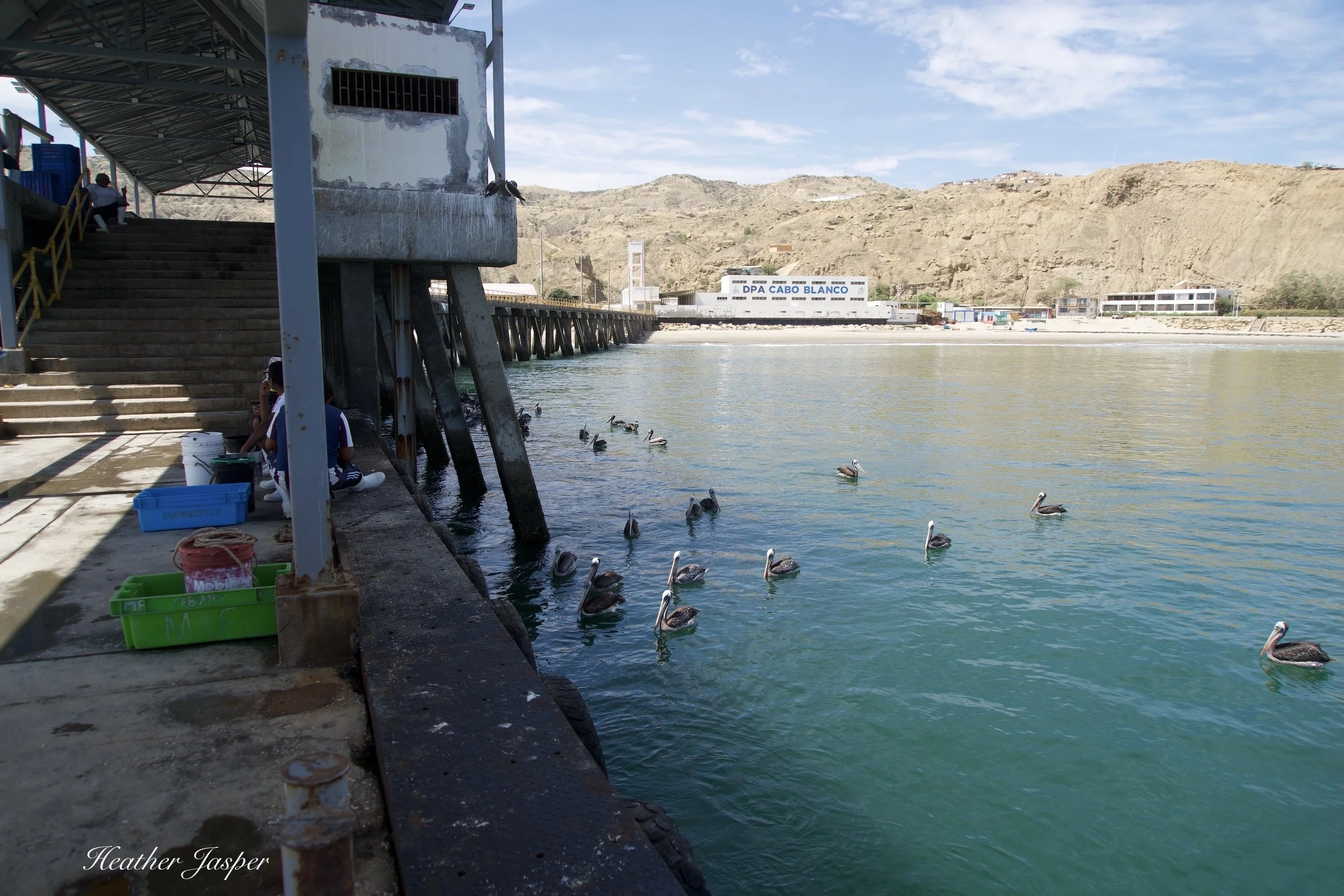 el muelle de Cabo Blanco Piura Peru