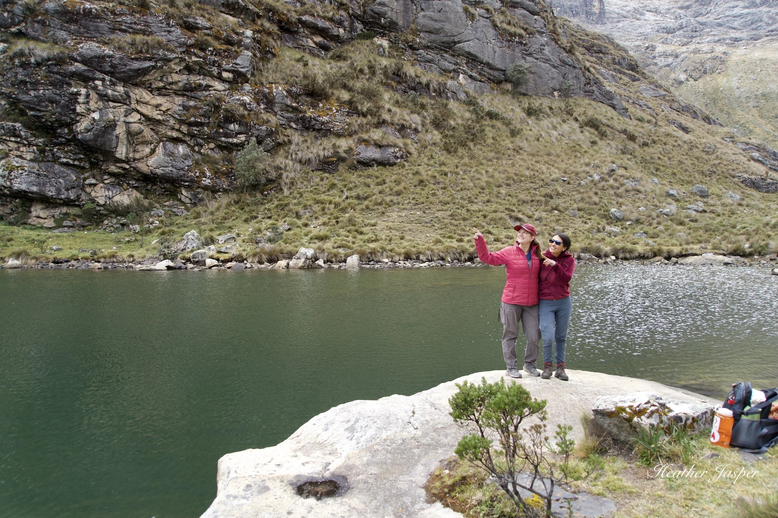 Laguna Consuelo on the hike to Laguna 69 Peru