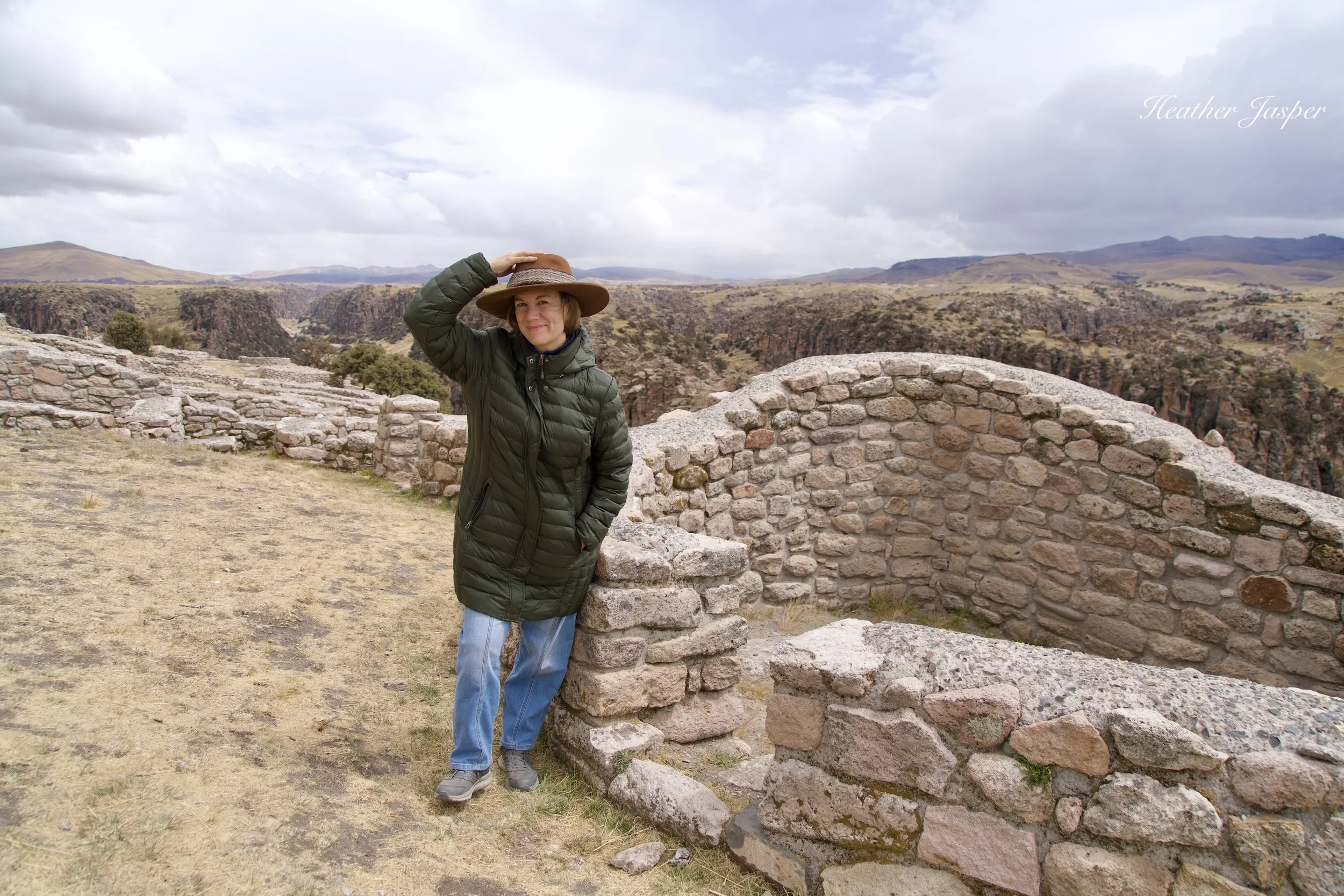 Heather Jasper at Taqrachullo southern Peru