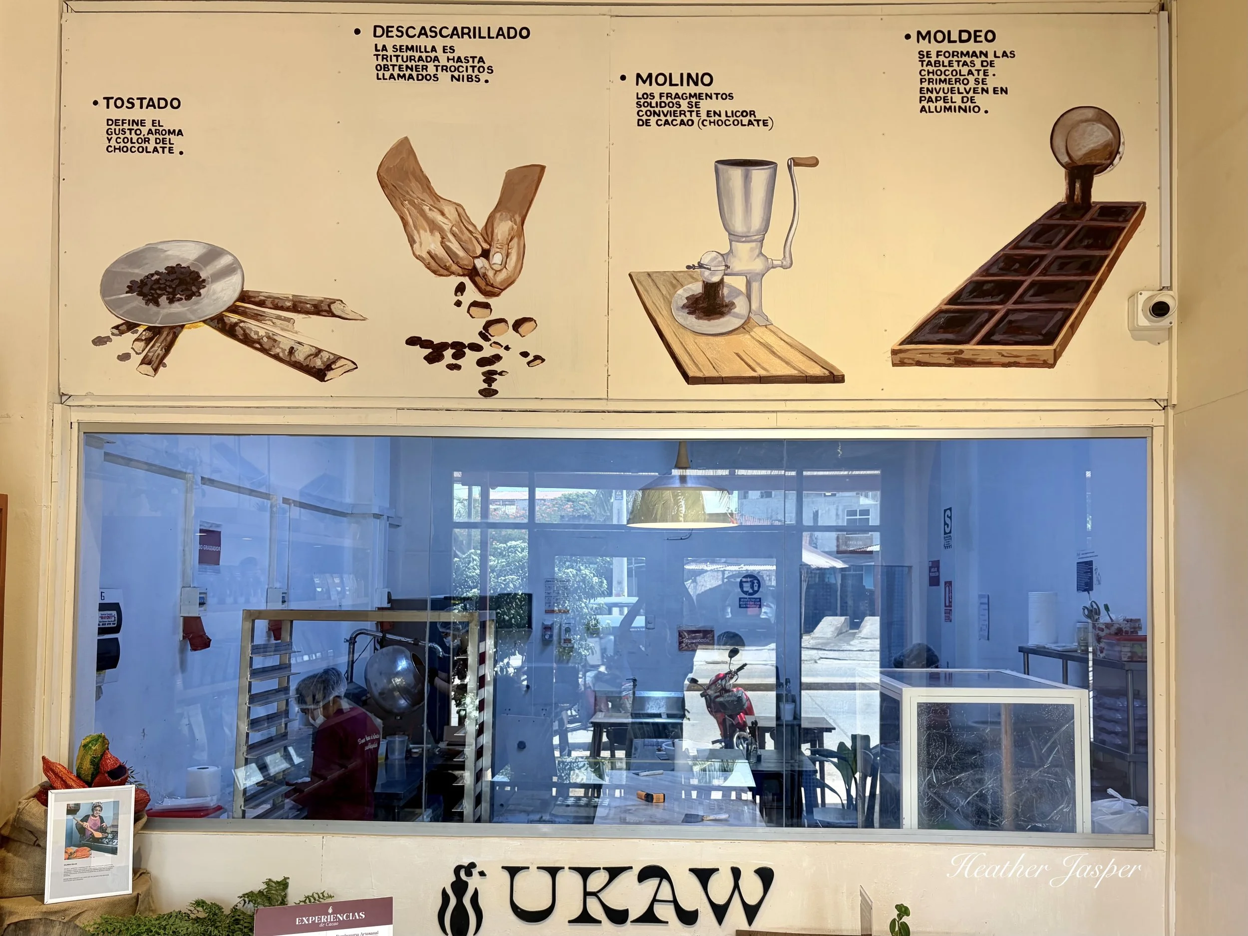 chocolate factory UKAW Pucallpa Peru