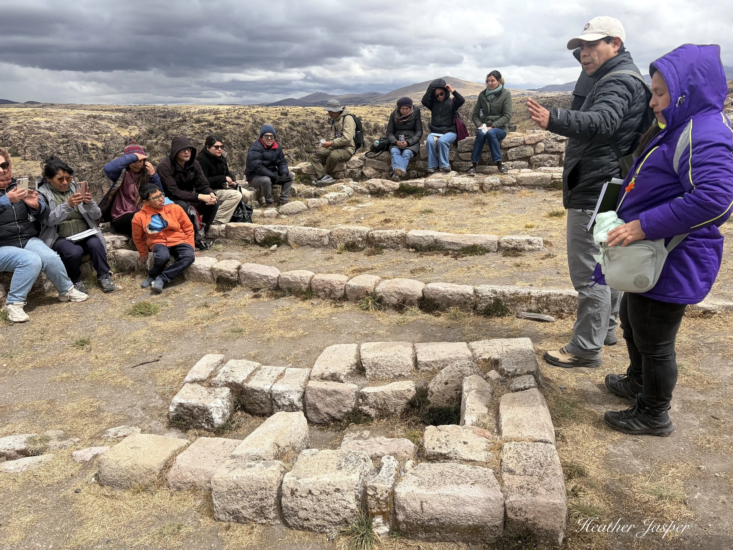 Emerson Pereyra Pacheco and Lilia Vargas Leon at Taqrachullo Peru