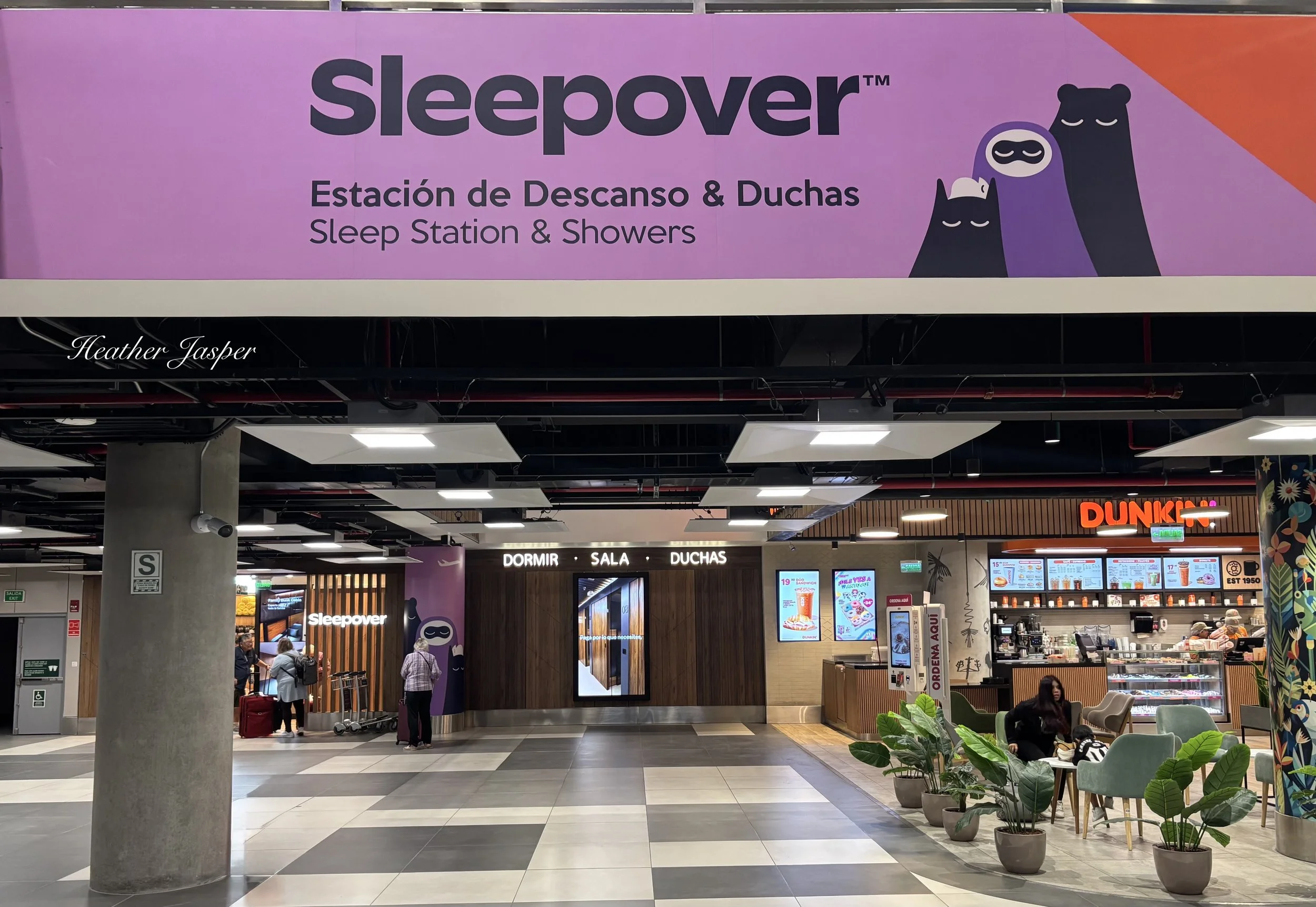 where to sleep in airports