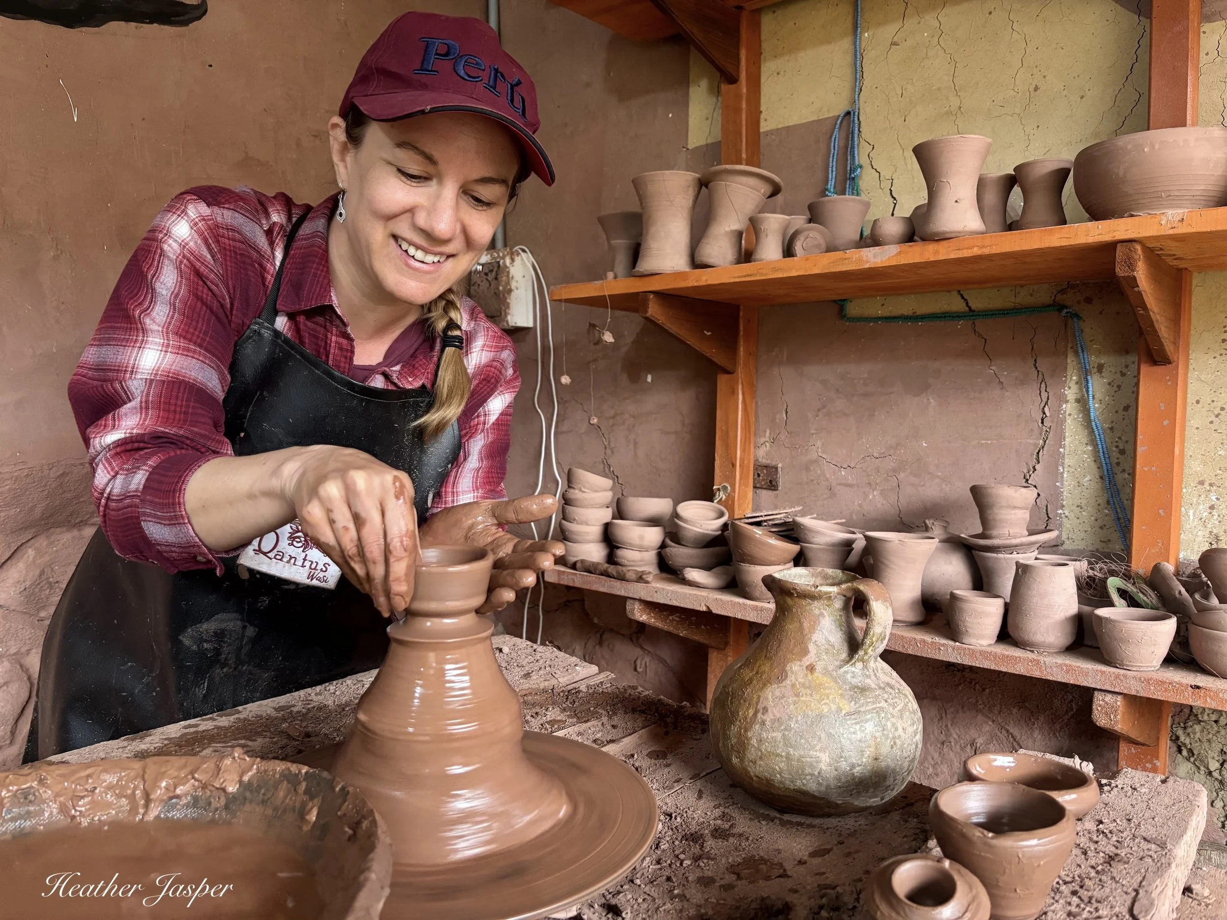 how to make traditional Inca pottery