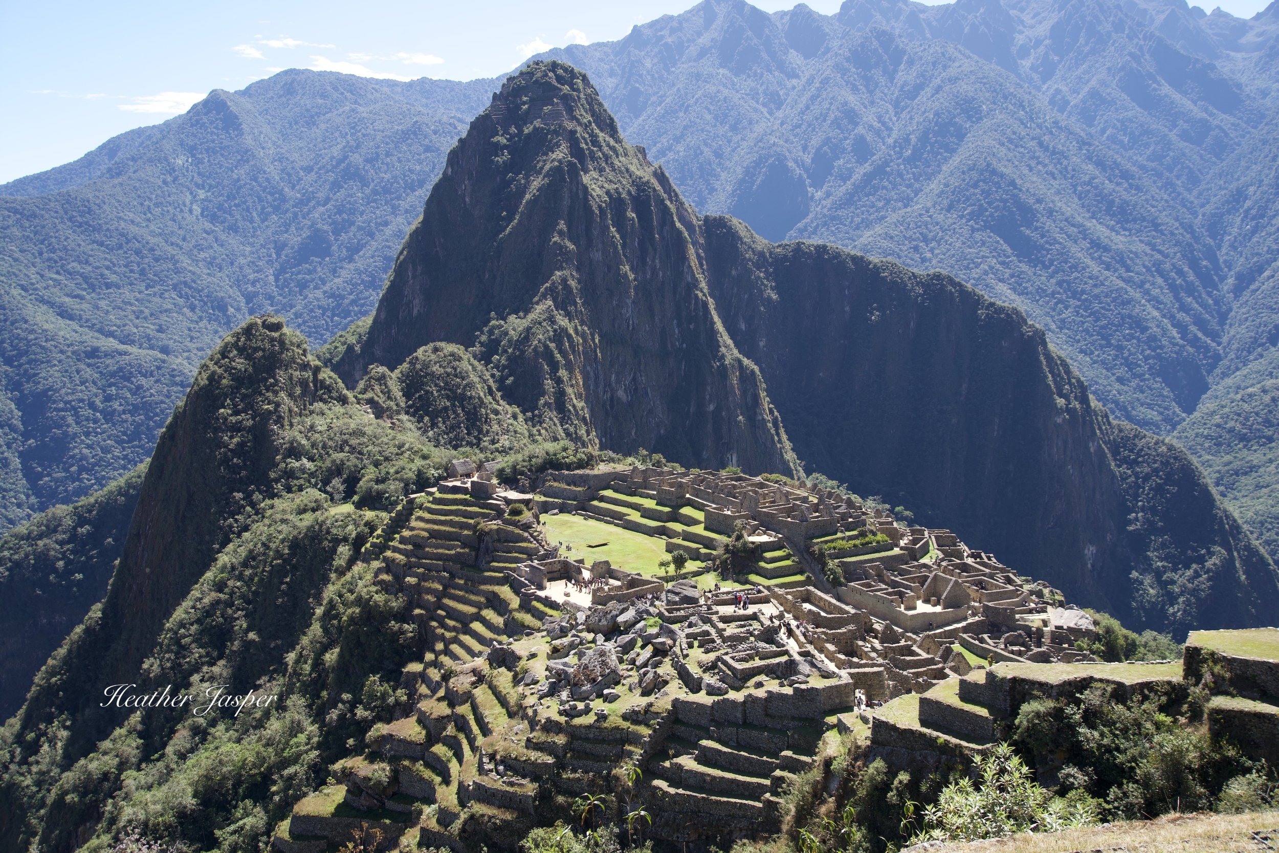 Machu Picchu from Route 1D Inca Bridge