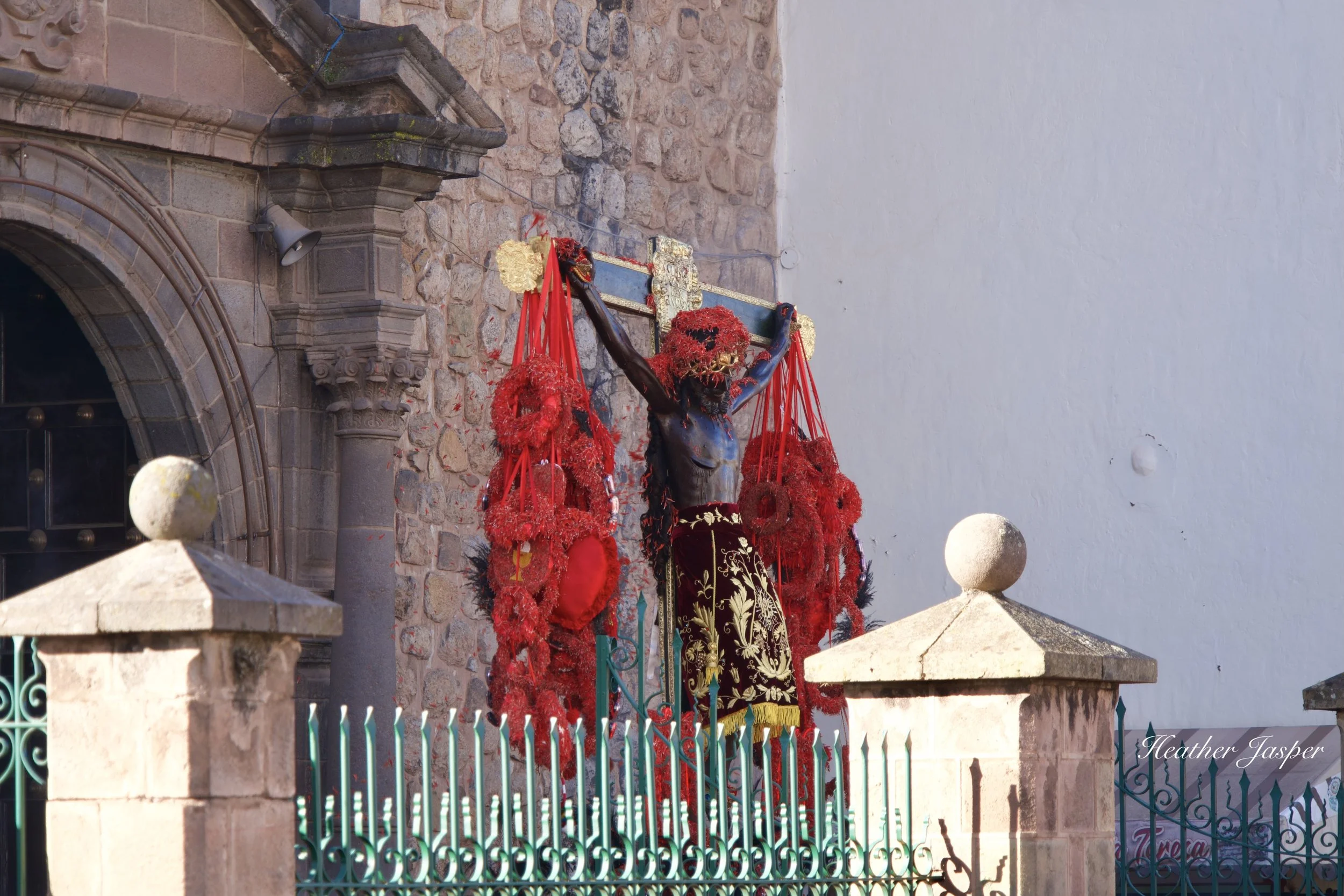 Taytacha Lord of Earthquakes at Santa Teresa Church Cusco Peru