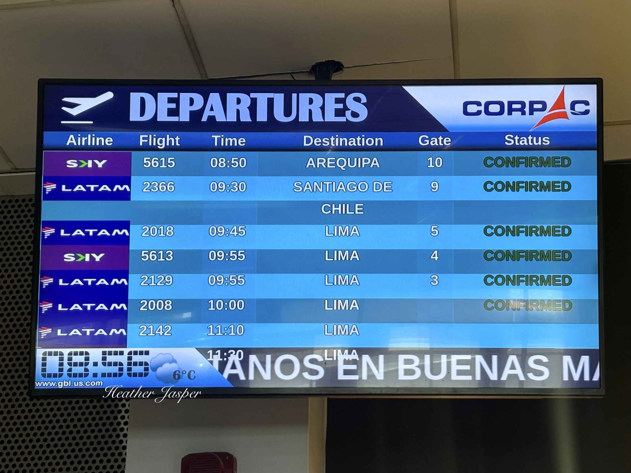 flights from the Cusco Peru airport