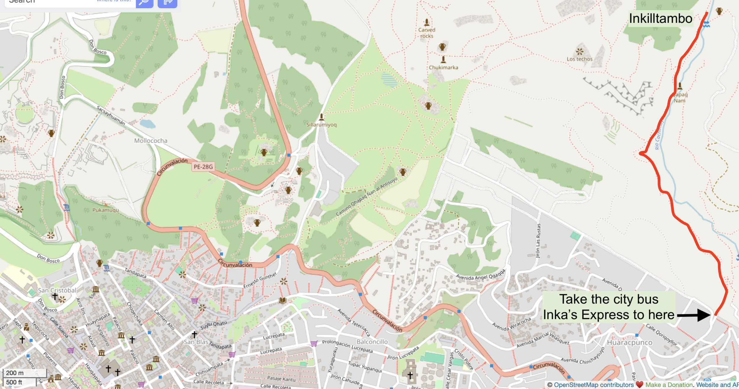 The easy hike to Inkilltambo Cusco Peru