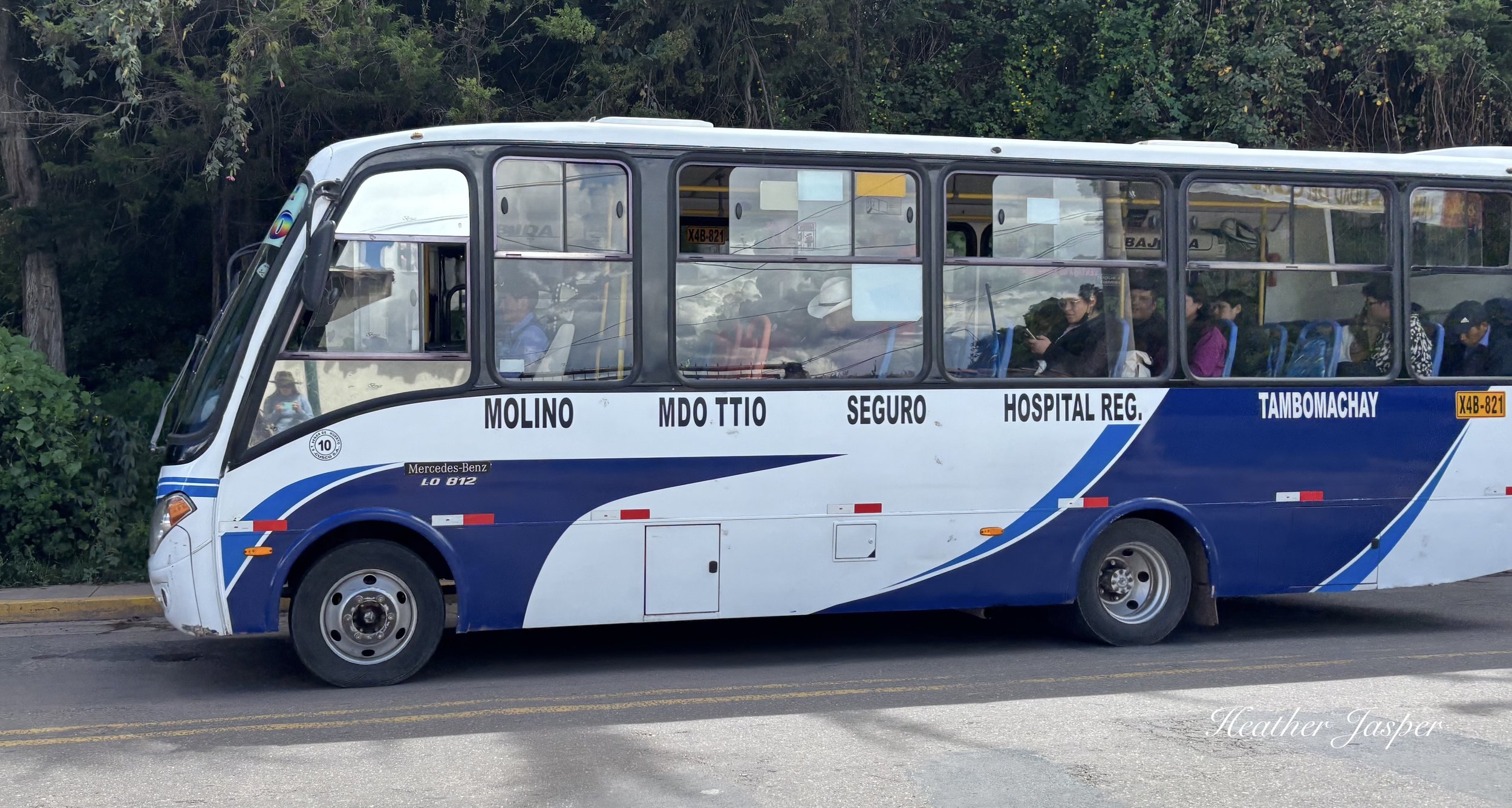 bus in Cusco Peru