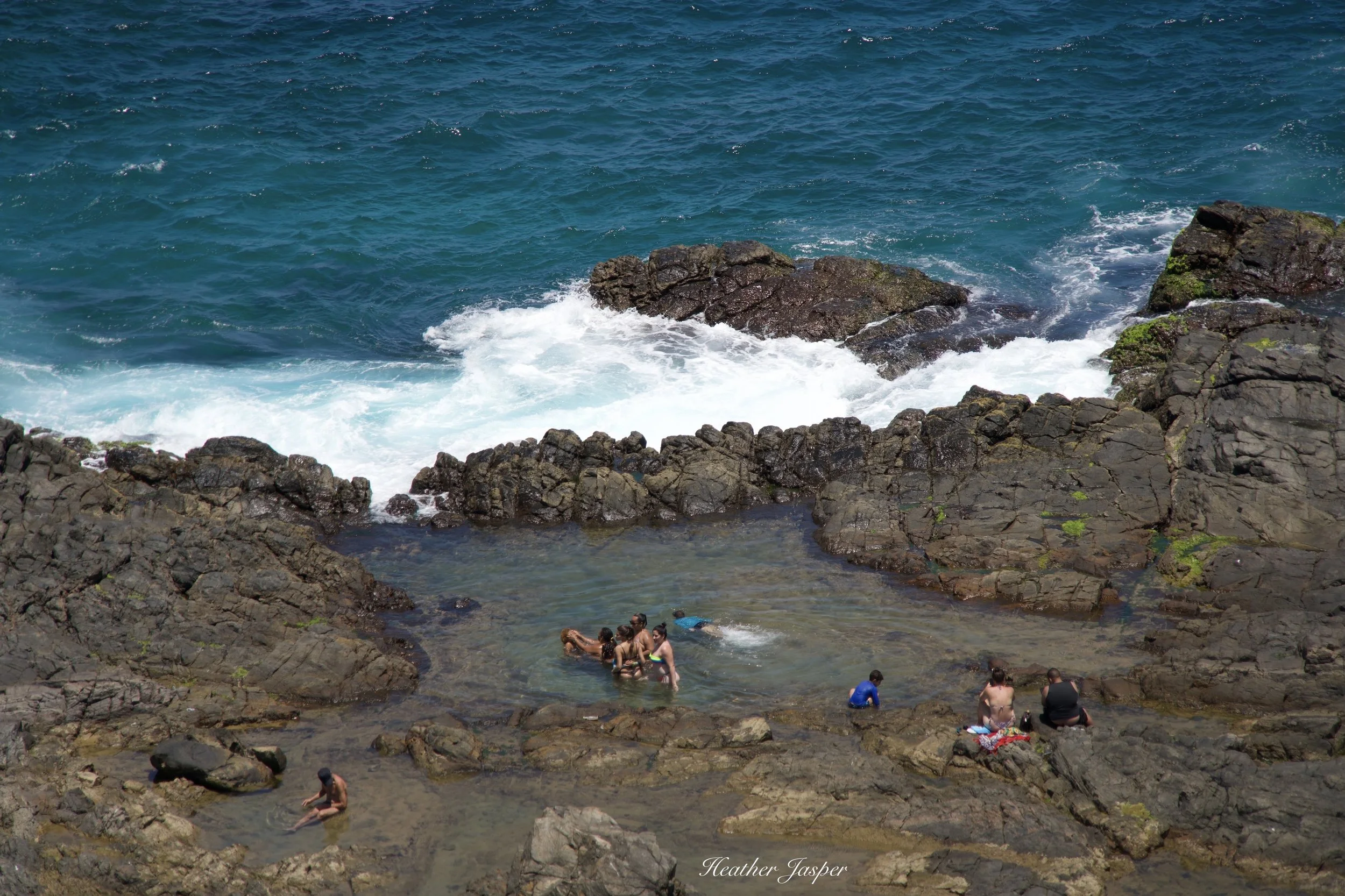 ocean pool in Salvador, Bahia, Brazil