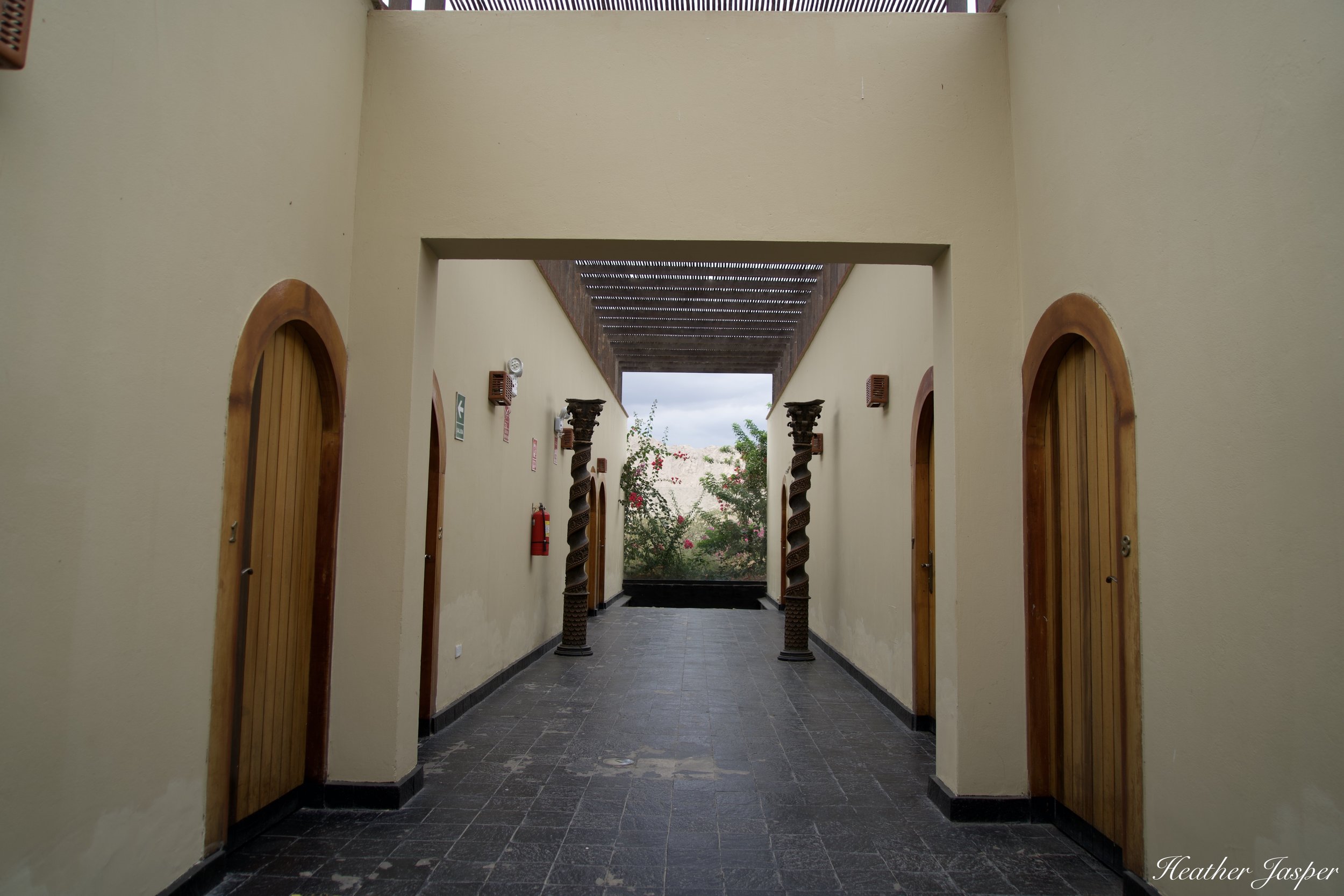 upstairs at Empedrada Lodge Lima Peru Caral Casa Andina