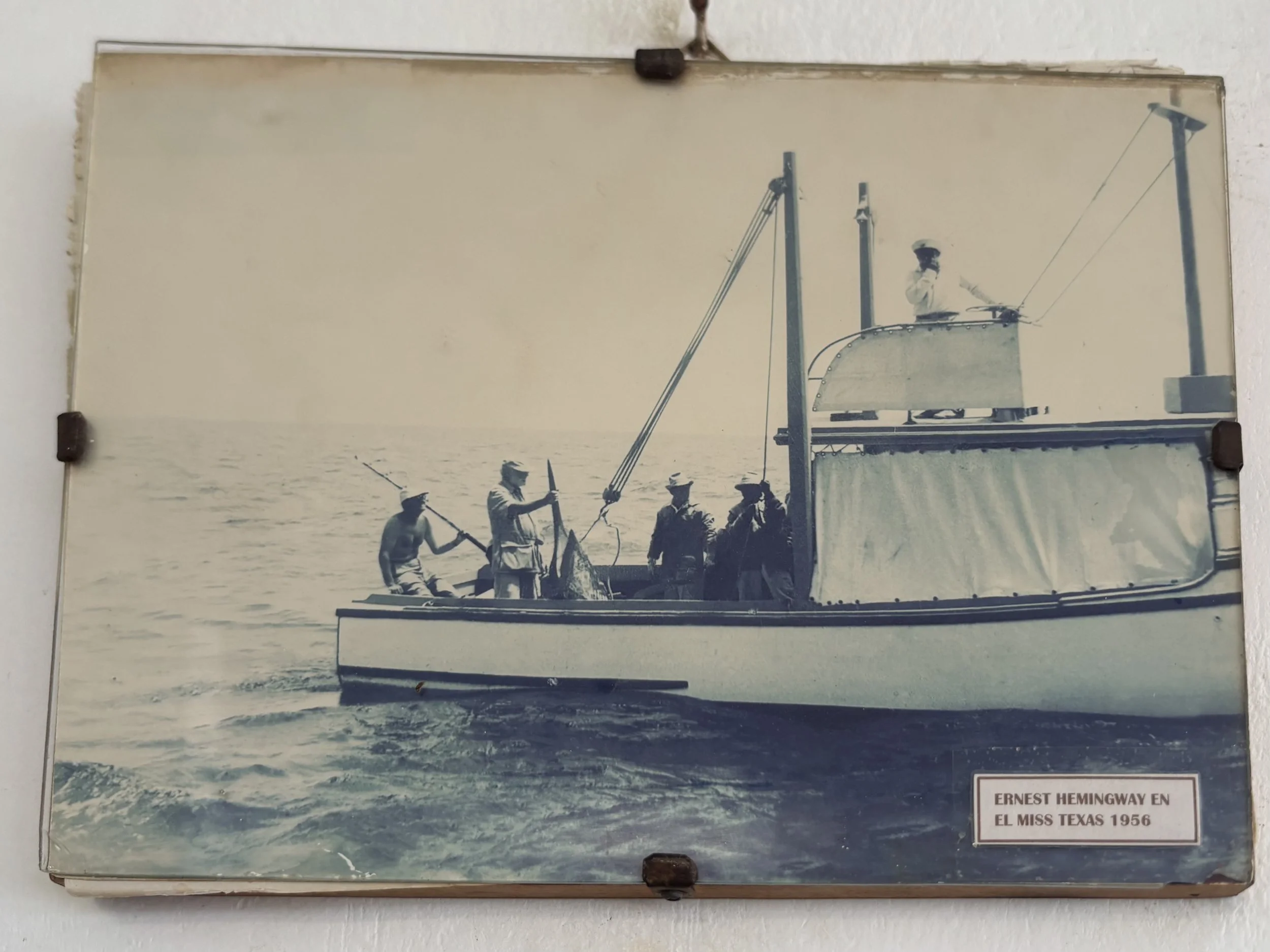 Hemingway fishing at Cabo Blanco Peru