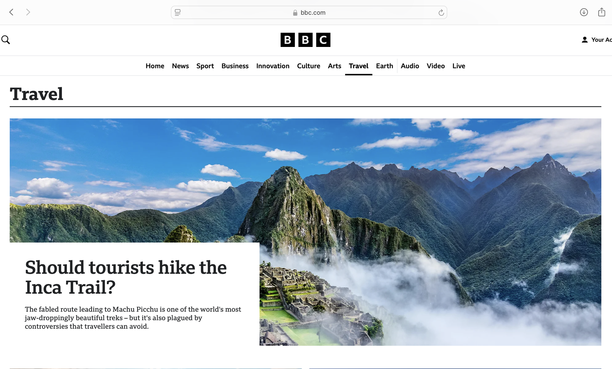Inca Trail Closed 2026