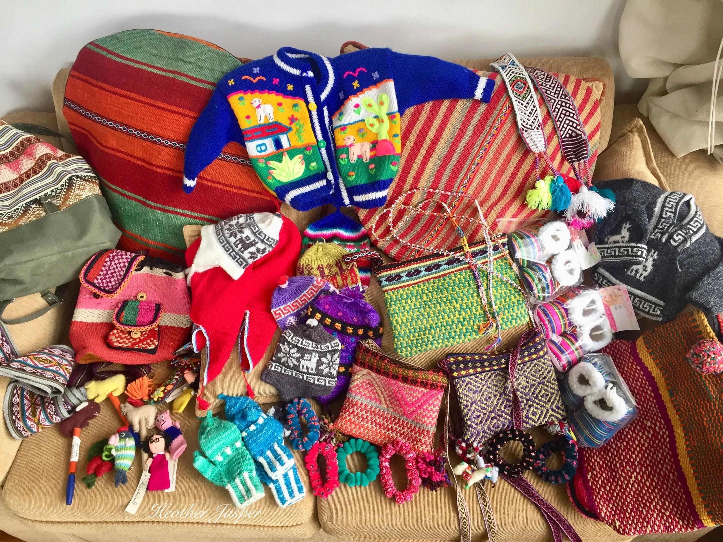 souvenir shopping Cusco Peru