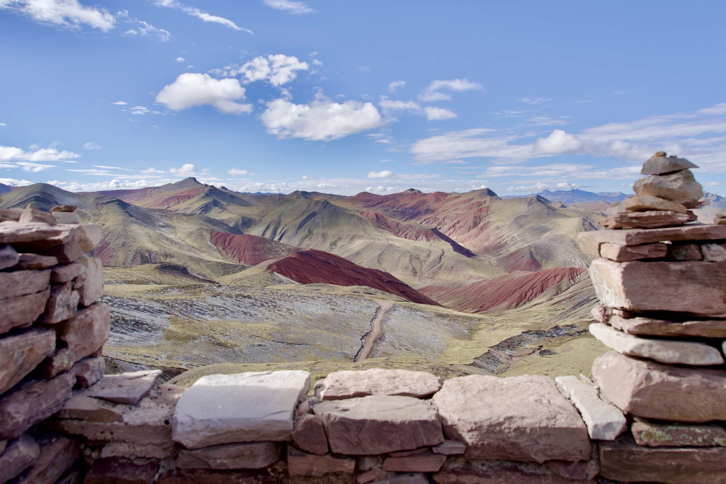 Palcoyo rainbow mountains Peru