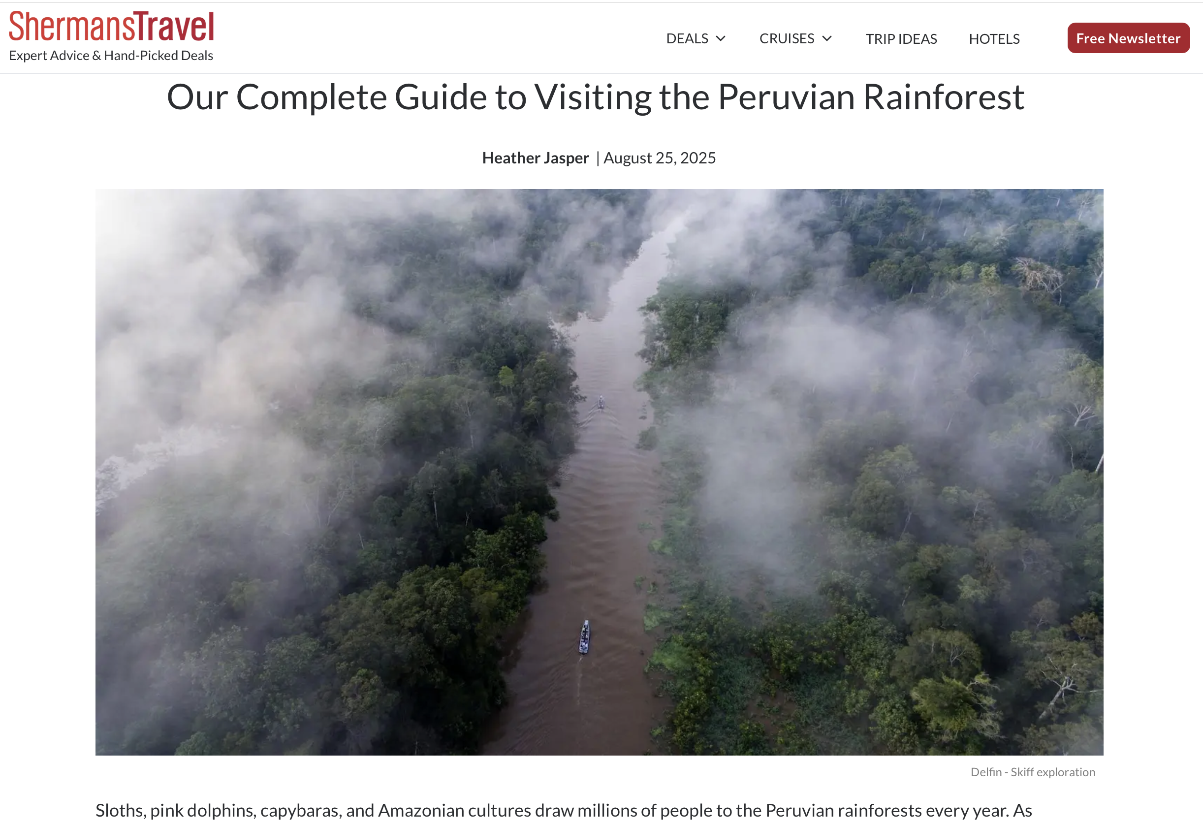 Complete Guide to the Peruvian Rainforest