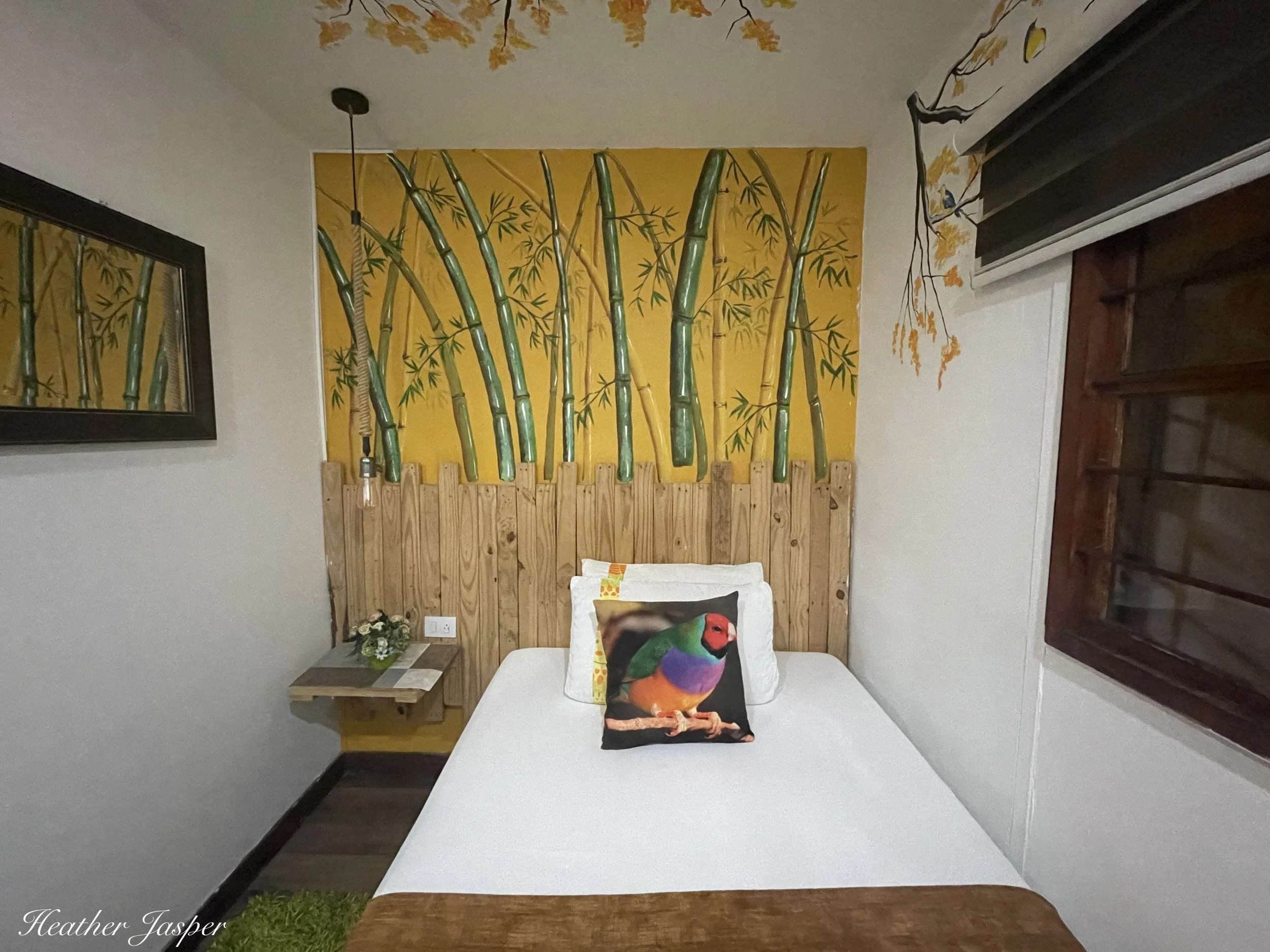 hotel room in Medellin Colombia