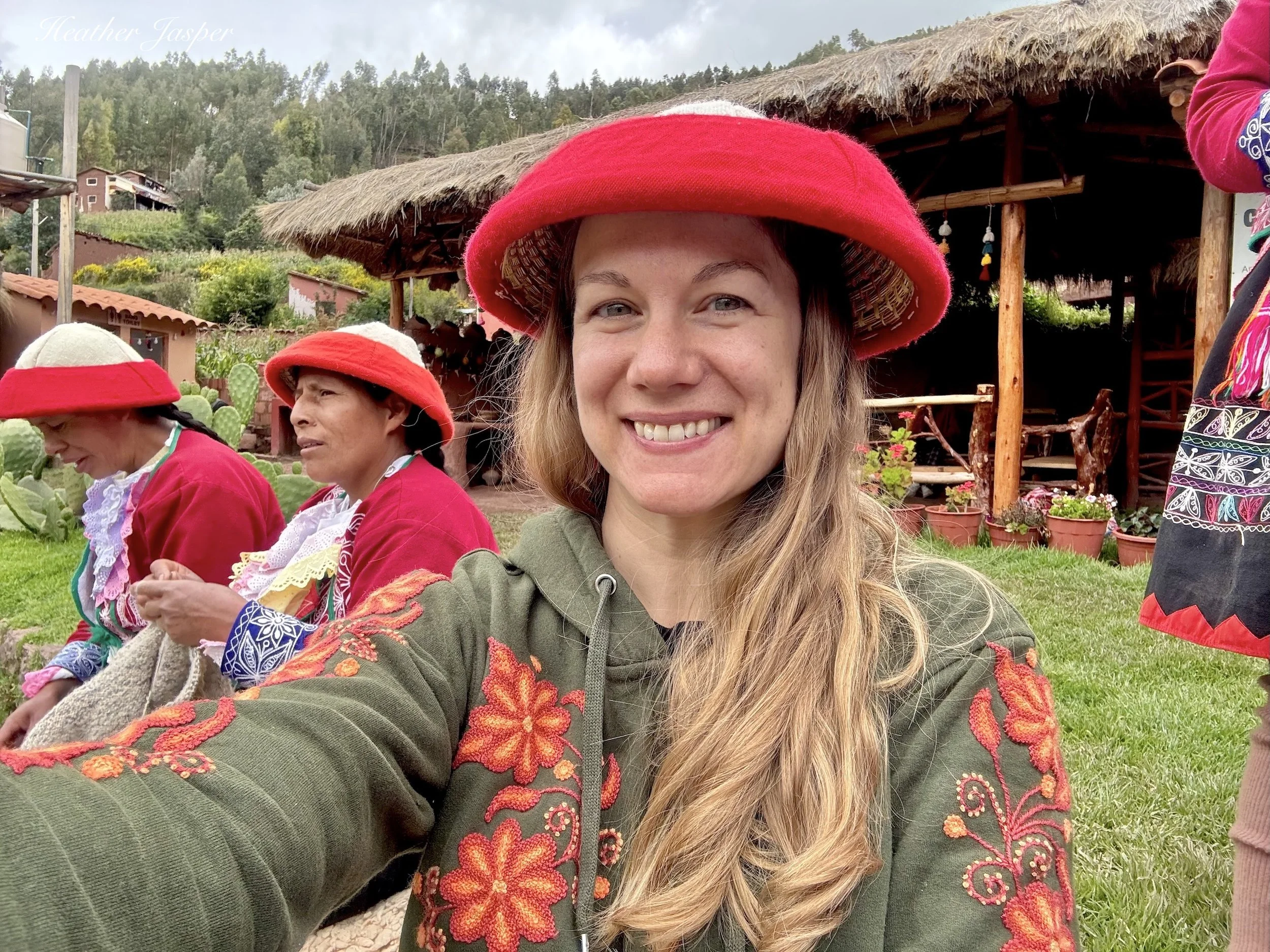visiting Ccaccaccollo Sacred Valley Peru