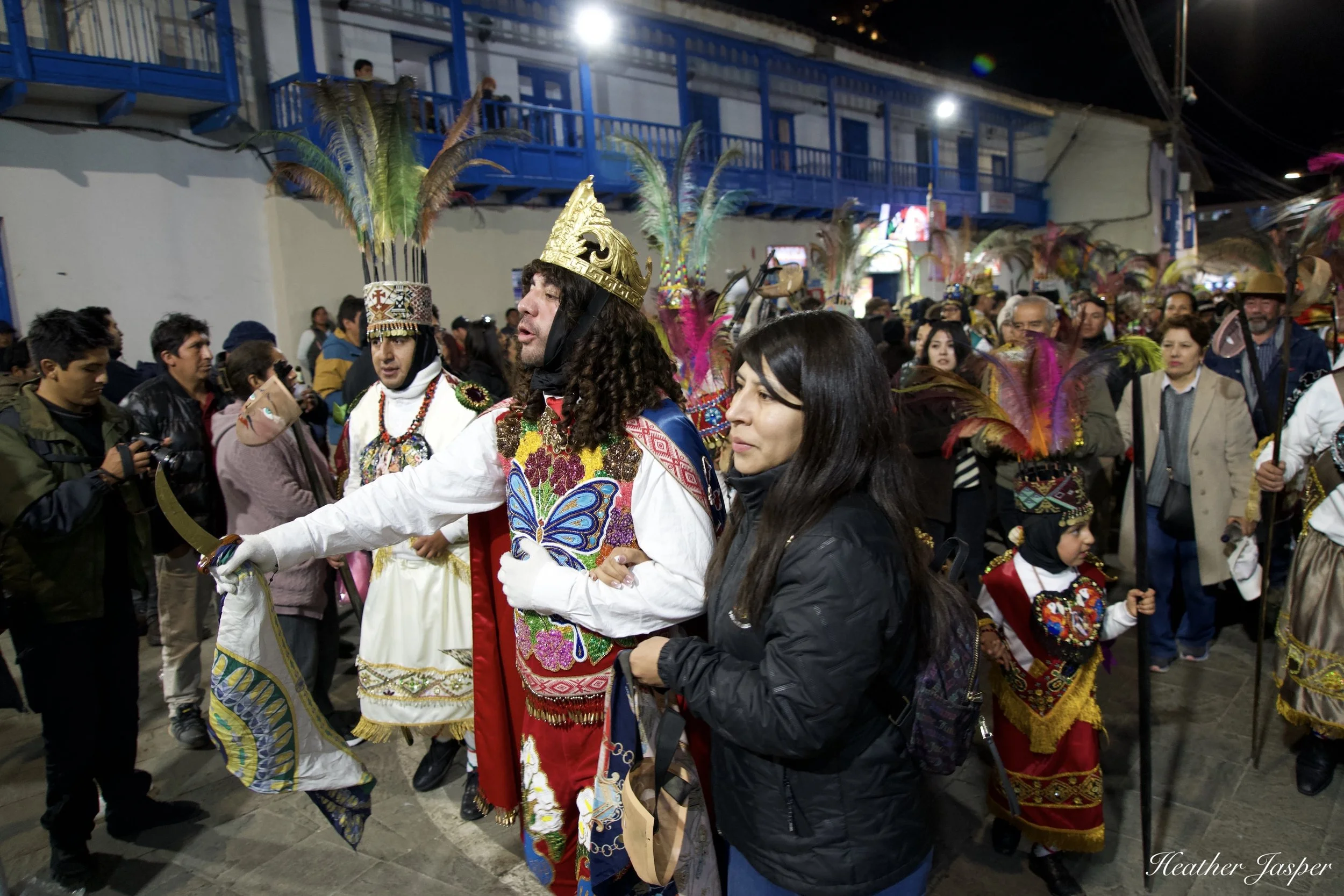 Rey Ch'unchu y esposa en Paucartambo Perú