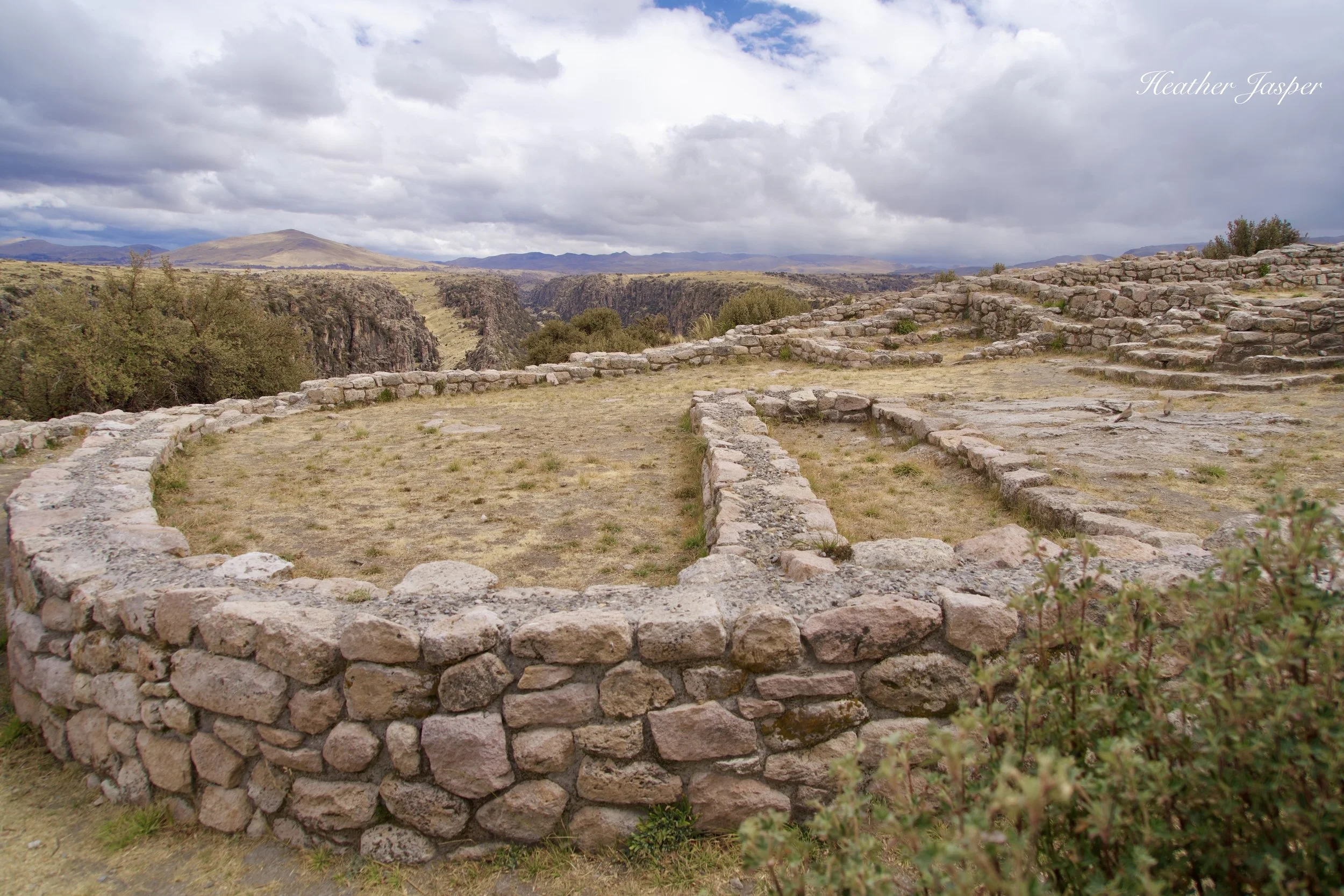 main temple at Taqrachullo Peru