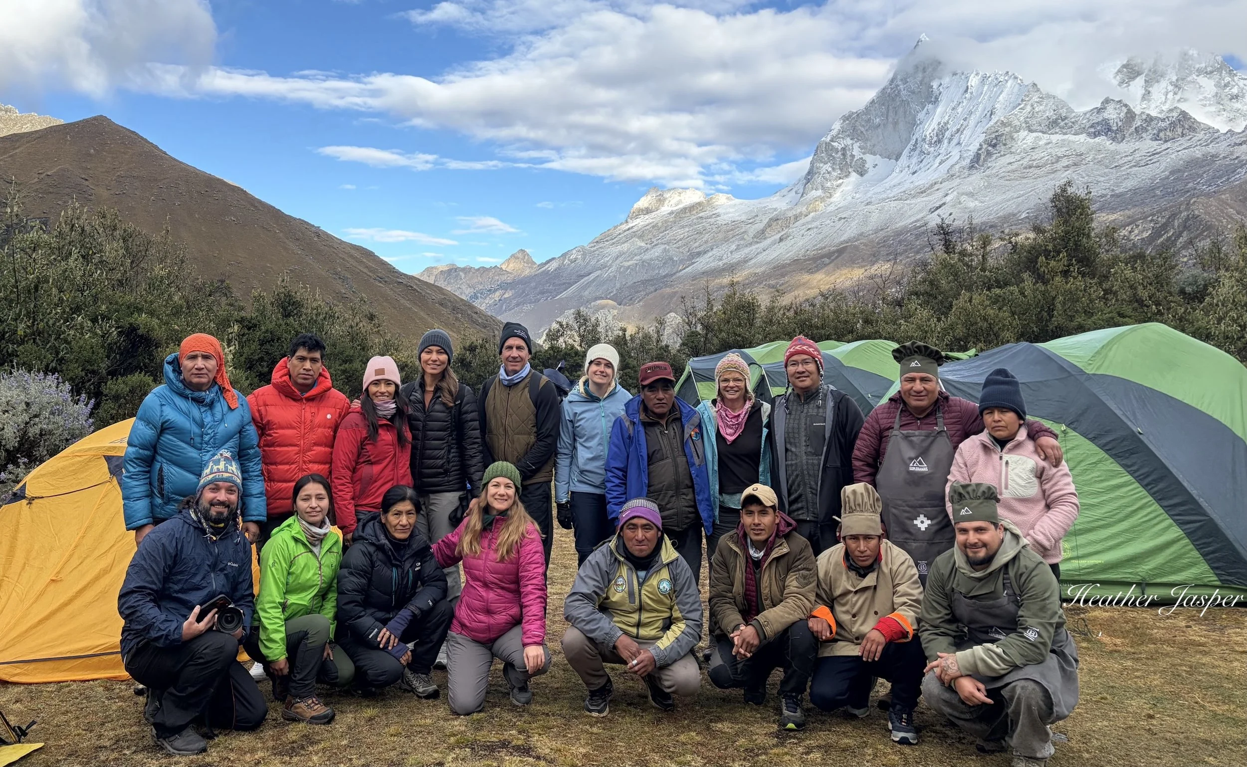 camping in Huascaran National Park Peru