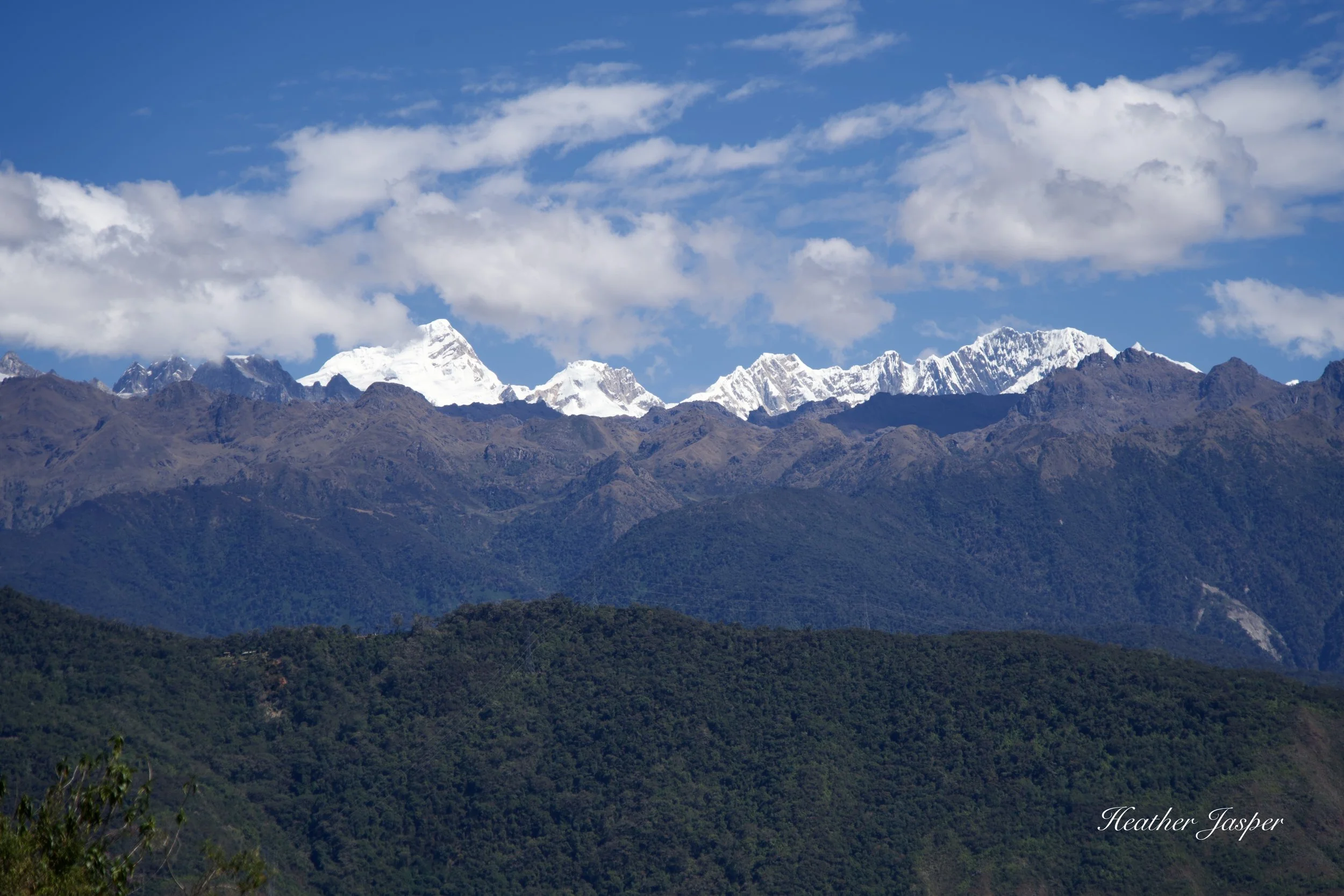 Pumasillo mountains Andes Peru