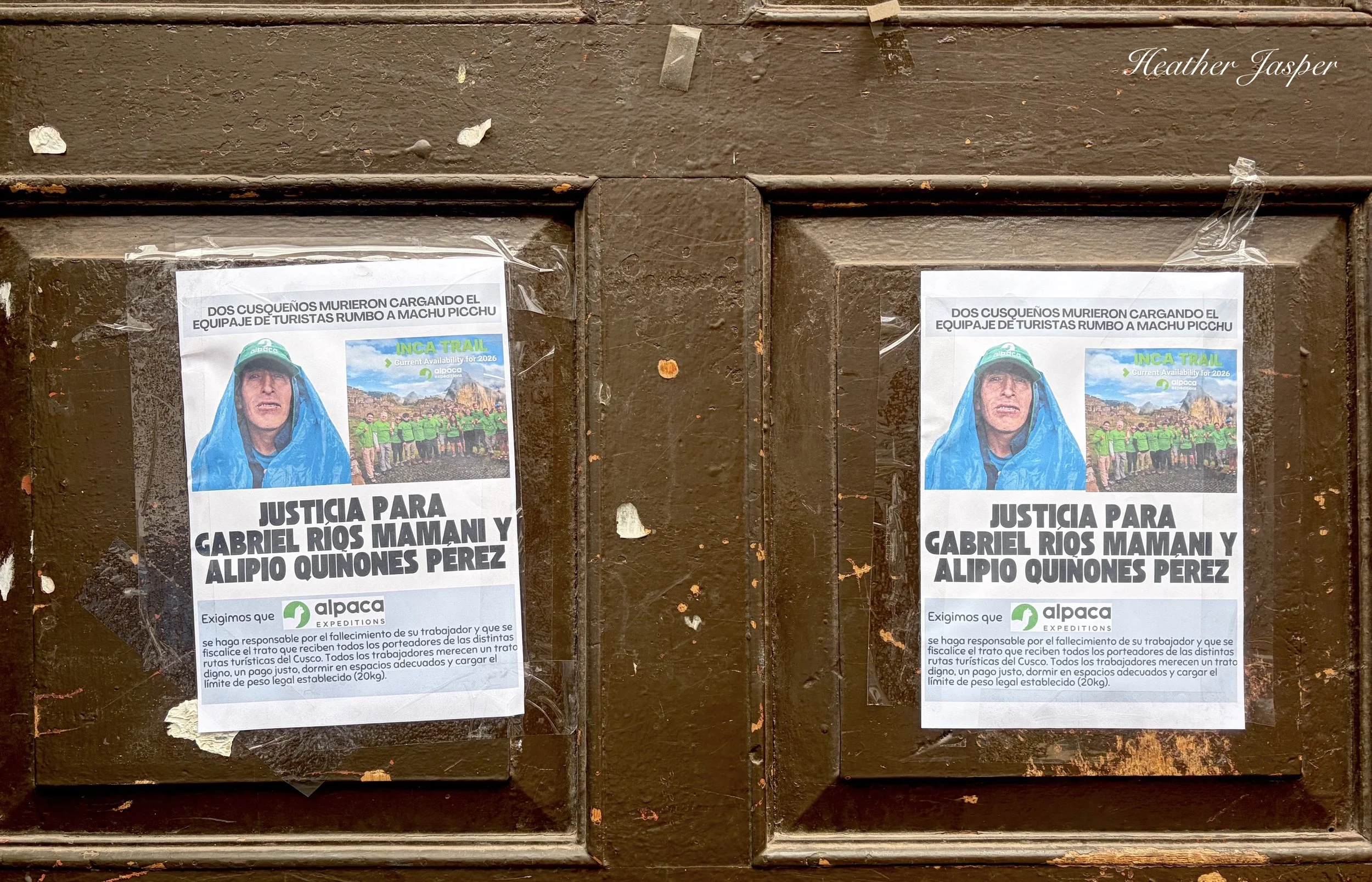 Justicia para Gabriel Rios Mamani