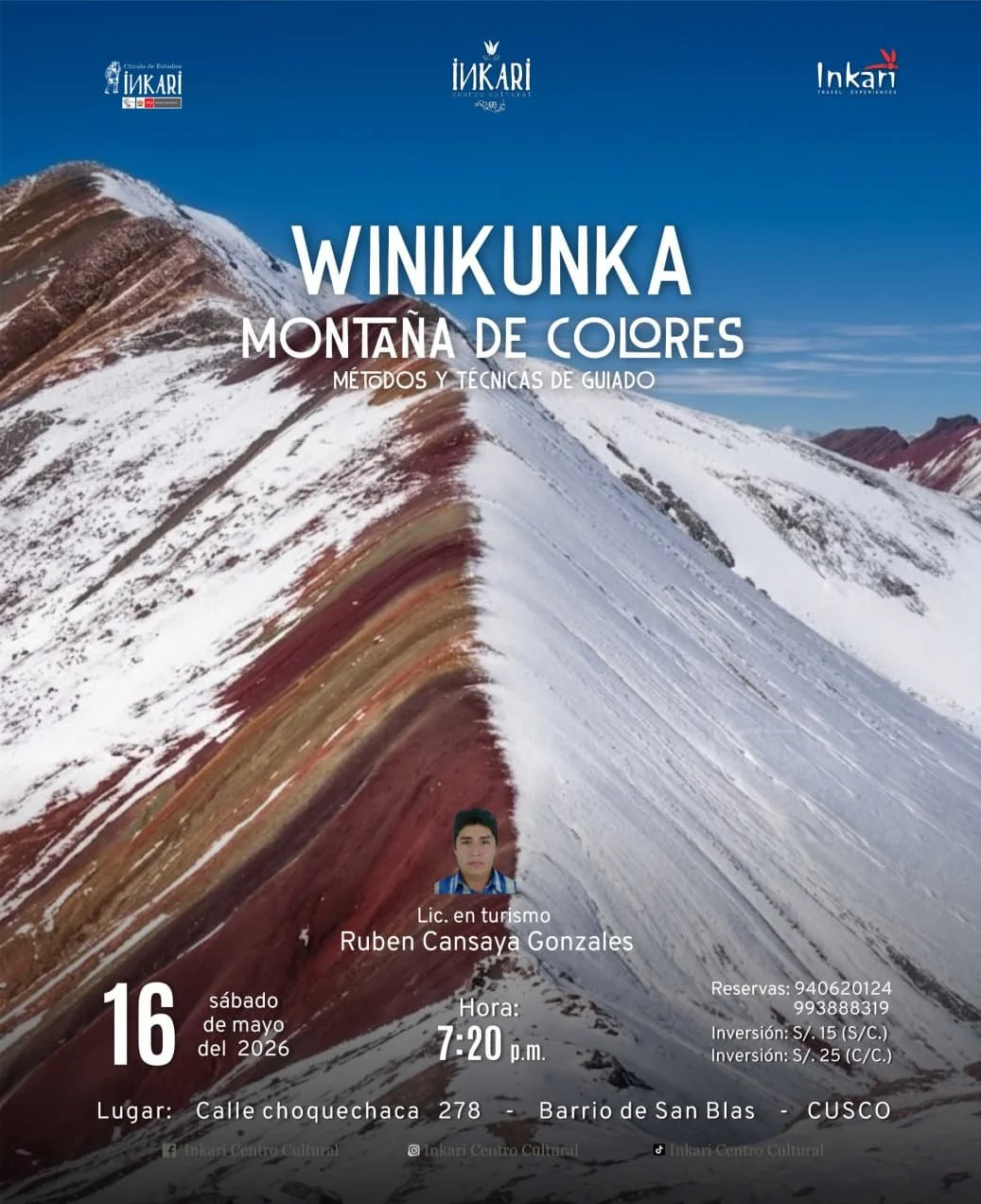 Rainbow Mountain training for guides Cusco Peru