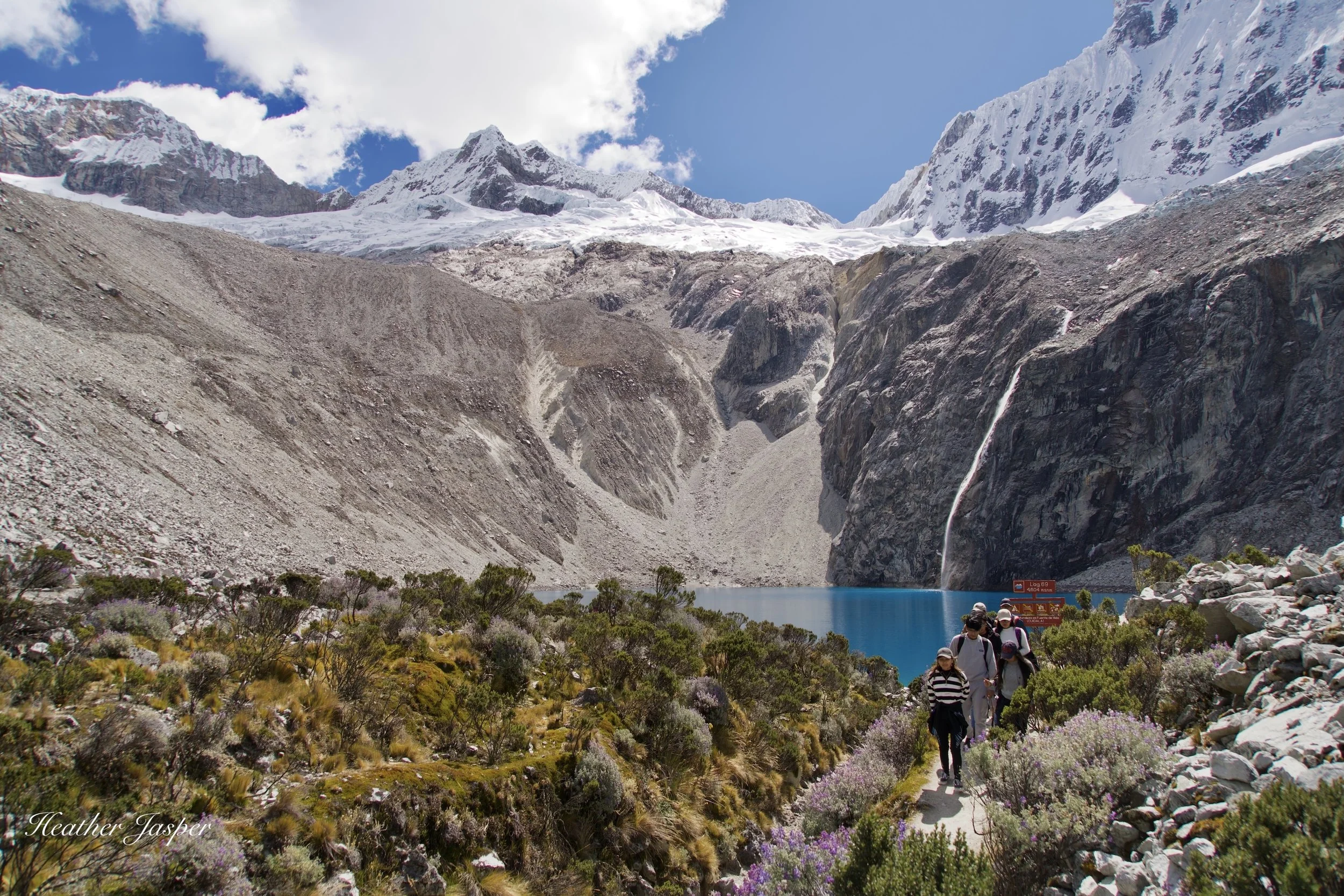 how to hike to Lake 69 Laguna 69 Huascaran National Park Peru