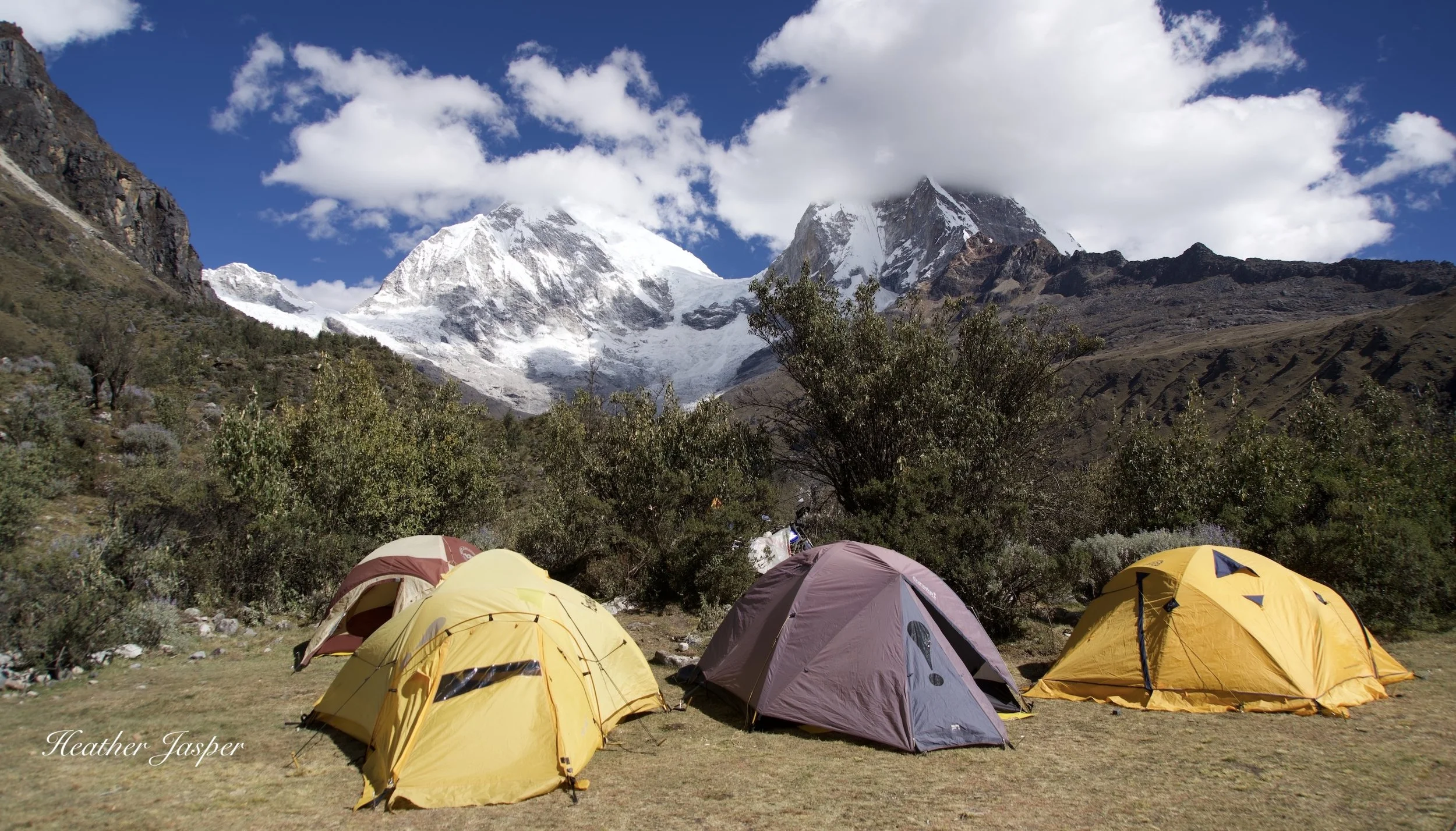 Camping with Explorandes Cordillera Blanca Peru