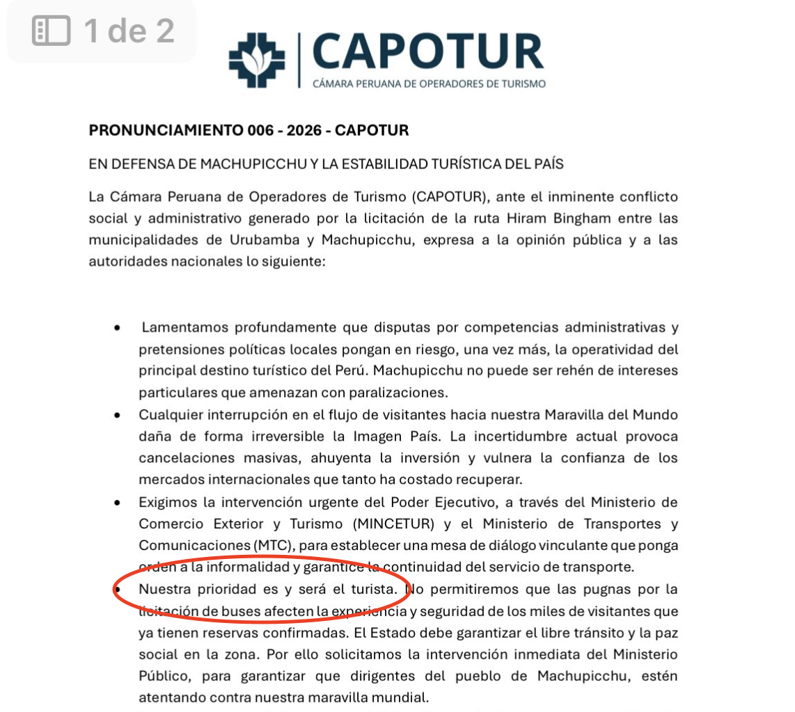 el problema con Machu Picchu