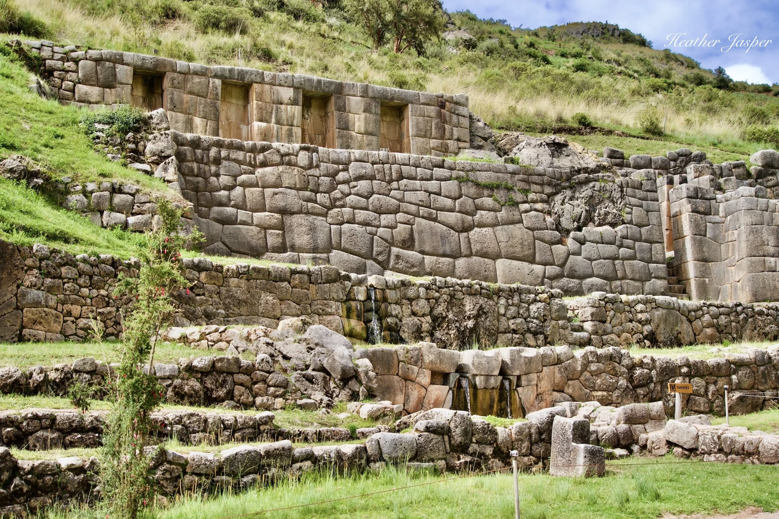 Tambomachay Inca site Cusco Peru